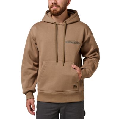 Lucky Brand Workwear Men's Distressed Stamp Graphic Pullover Hoodie, 2XL
