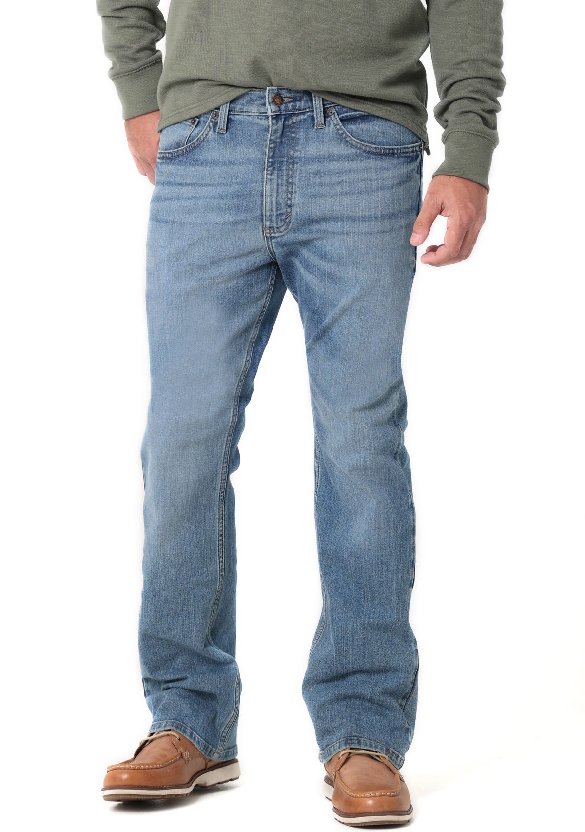 Mens Foundation Relaxed Bootcut Denim Jeans