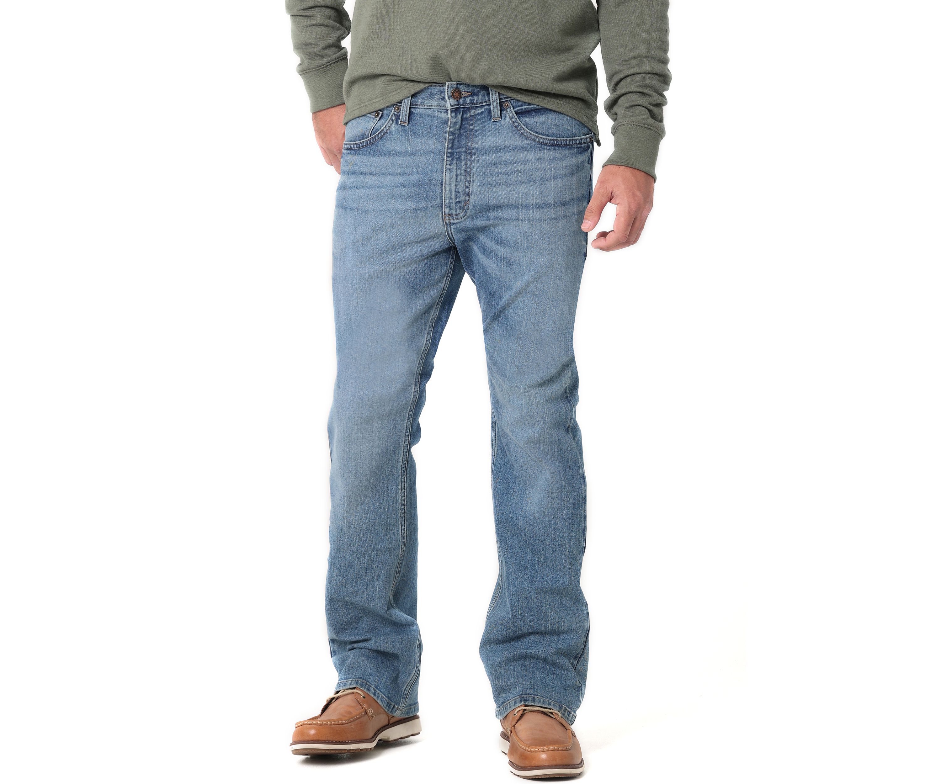 Mens Foundation Relaxed Bootcut Denim Jeans