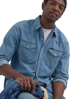 Wrangler Men's Iconic Denim Woven Jacket
