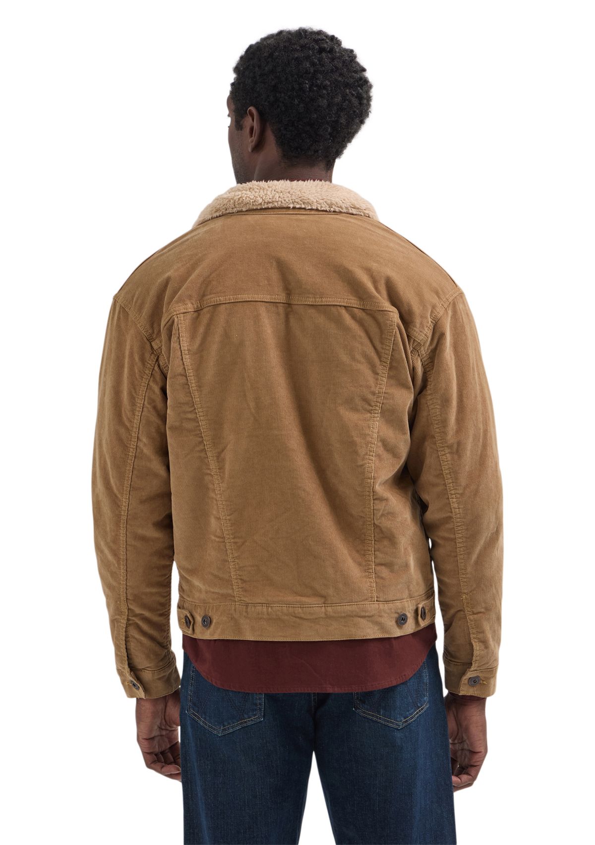 Mens Sherpa Lined Trucker Jacket