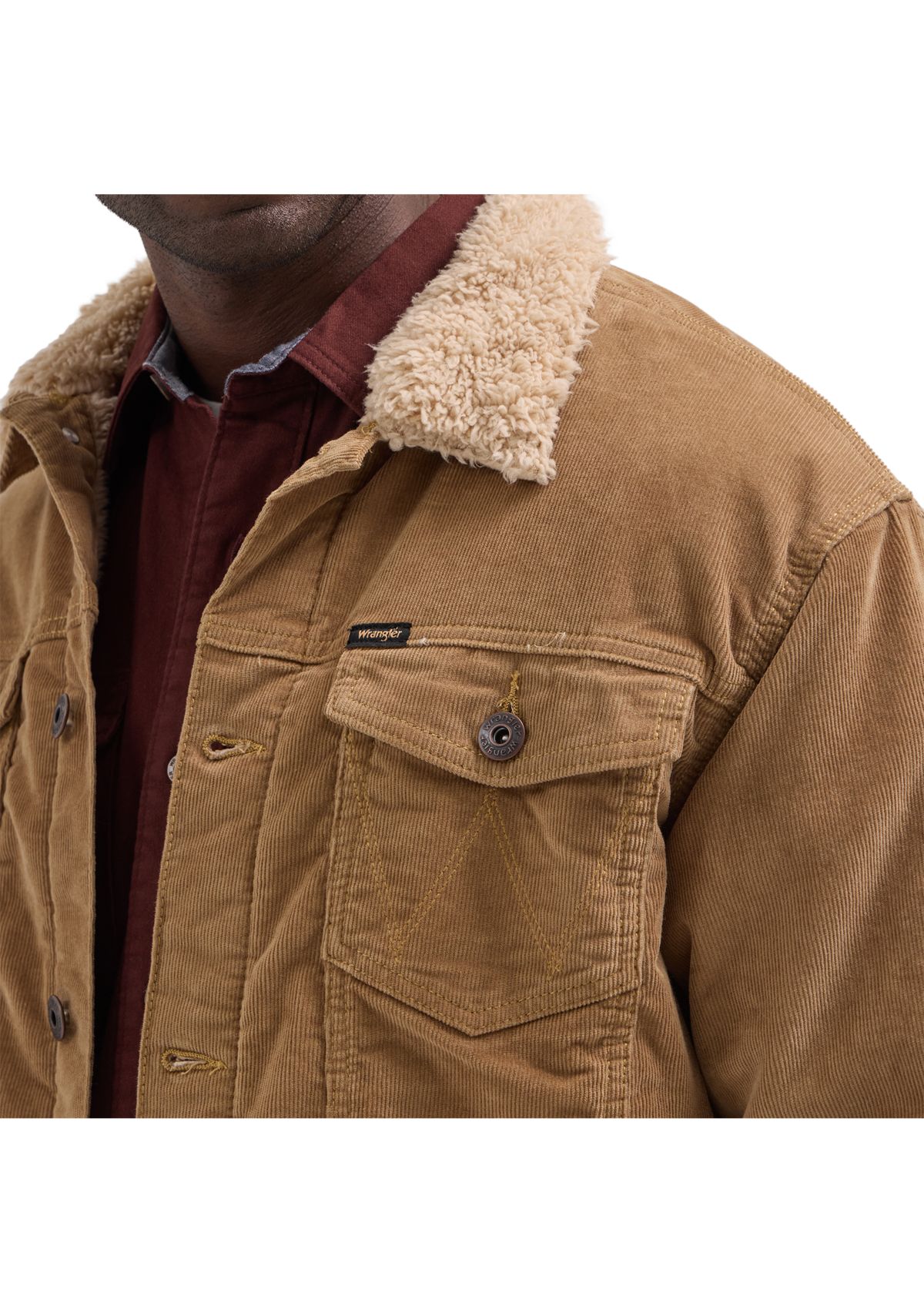 Mens Sherpa Lined Trucker Jacket