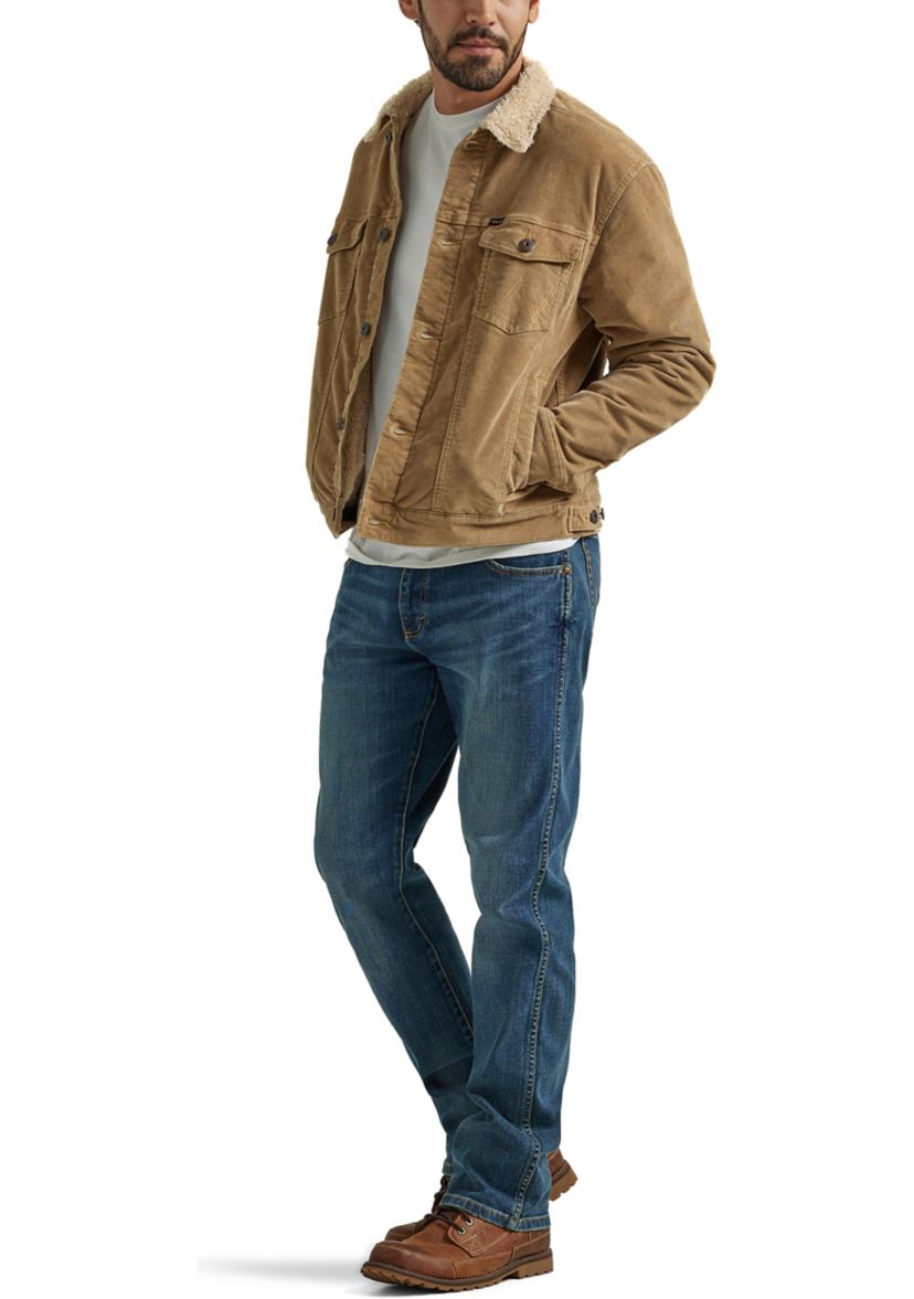Mens Sherpa Lined Trucker Jacket