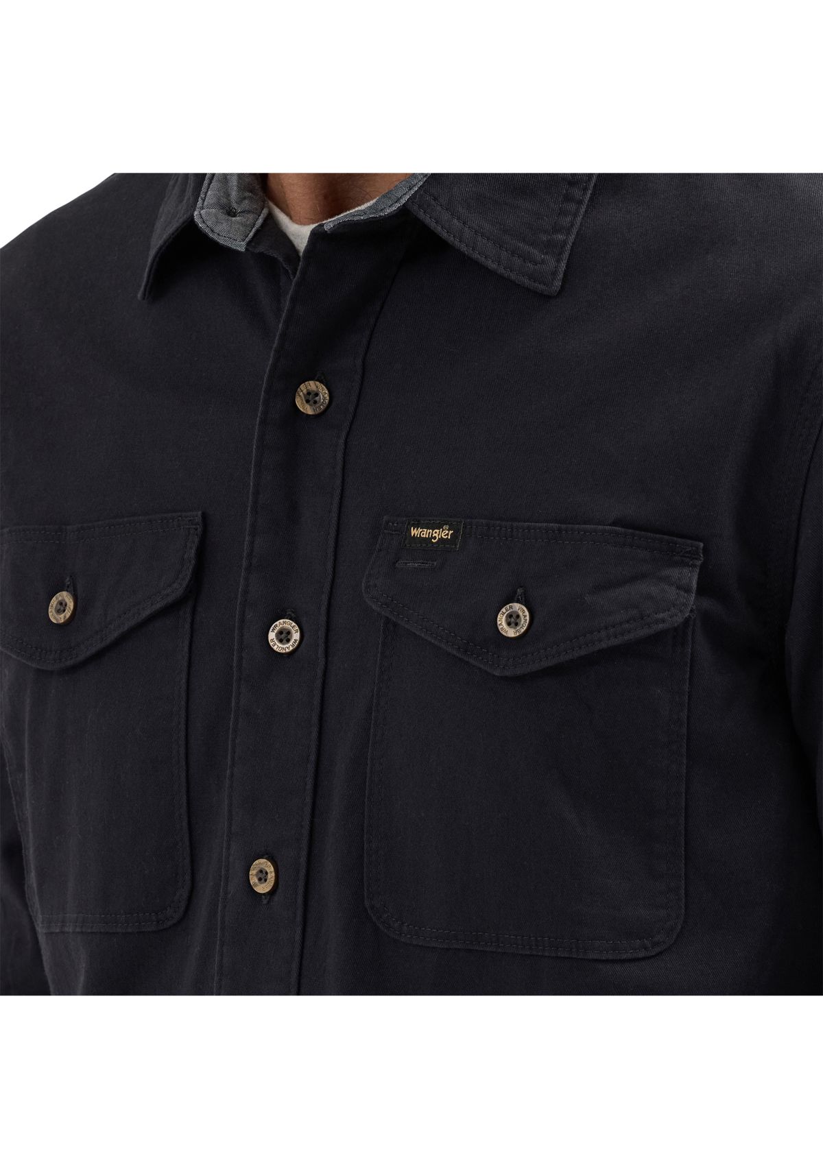 Mens Solid Twill Shirt