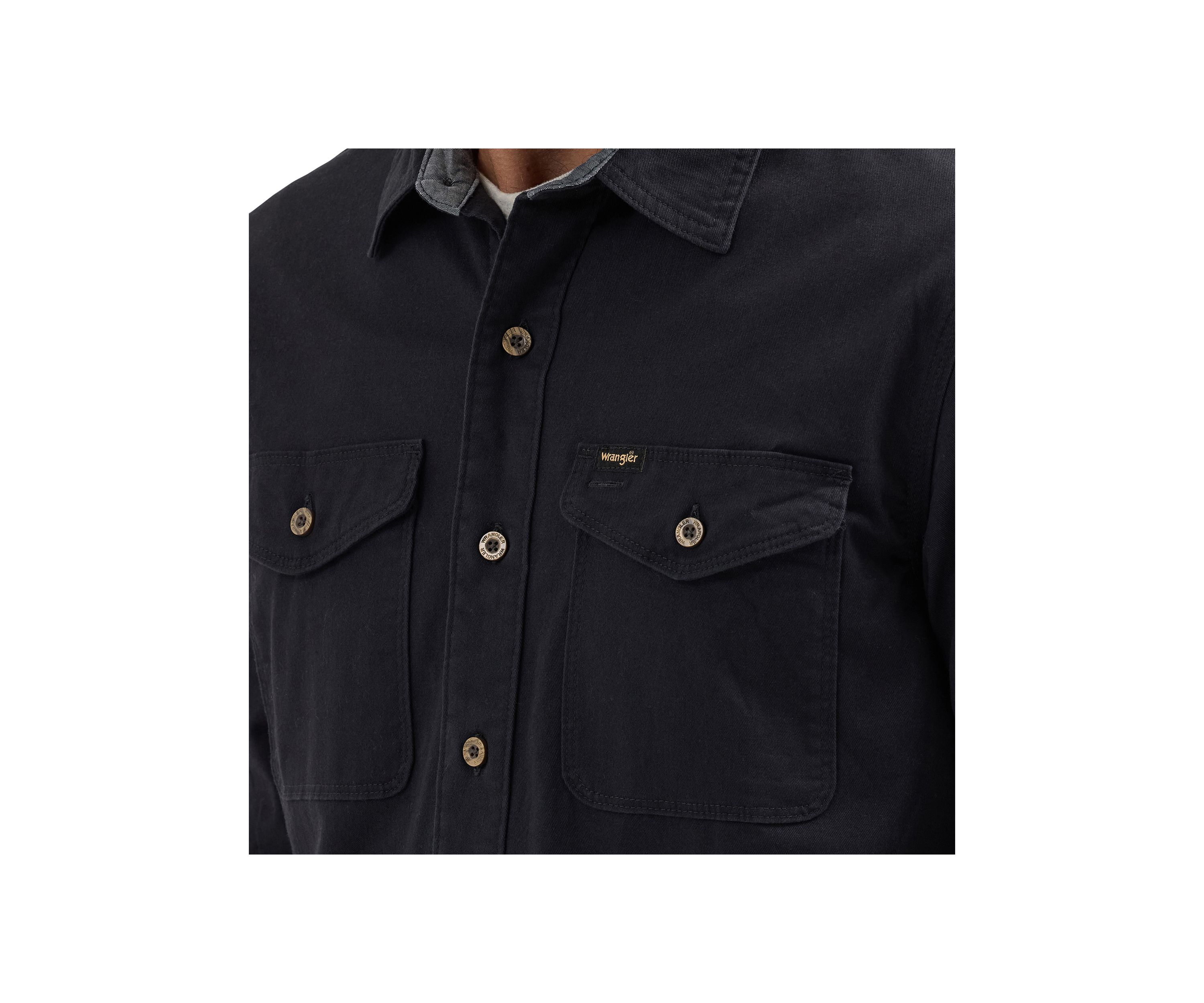 Mens Solid Twill Shirt