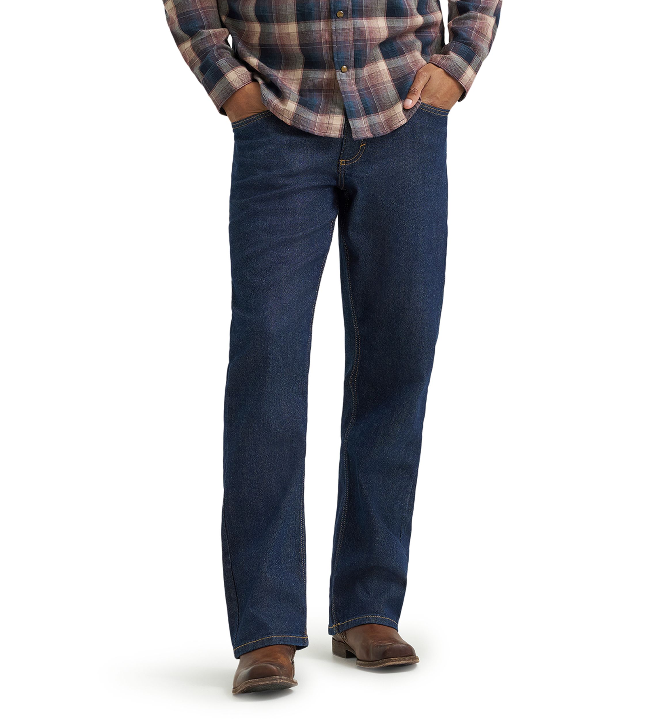 Mens Relaxed Bootcut Jeans