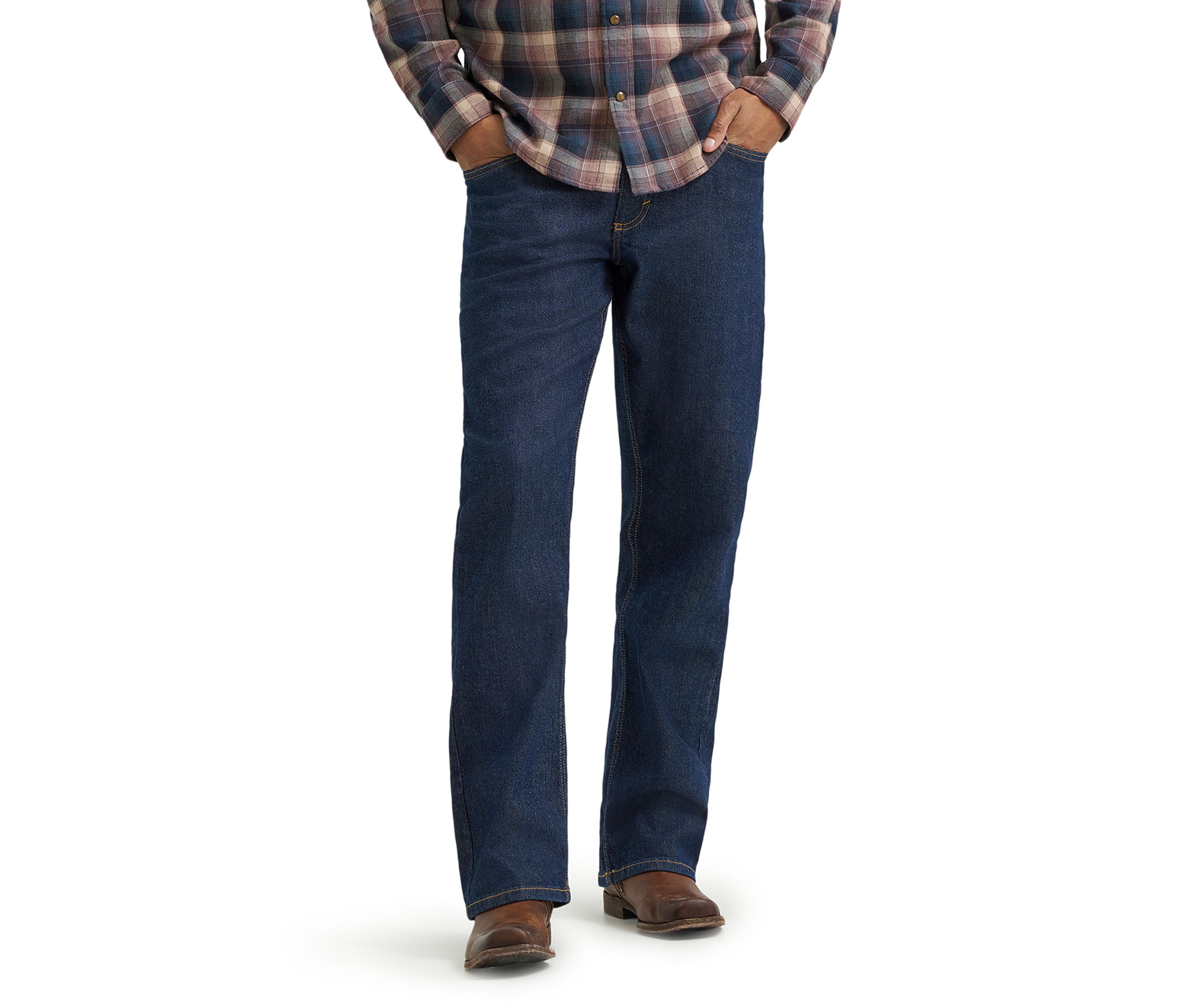 Mens Relaxed Bootcut Jeans