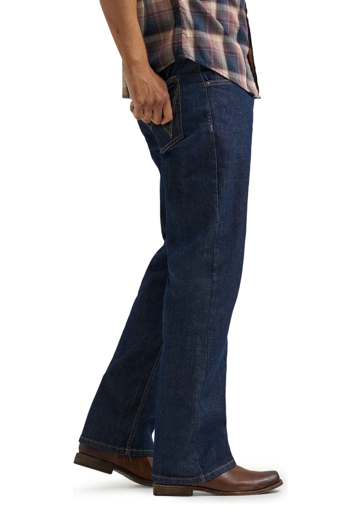 Mens Relaxed Bootcut Jeans