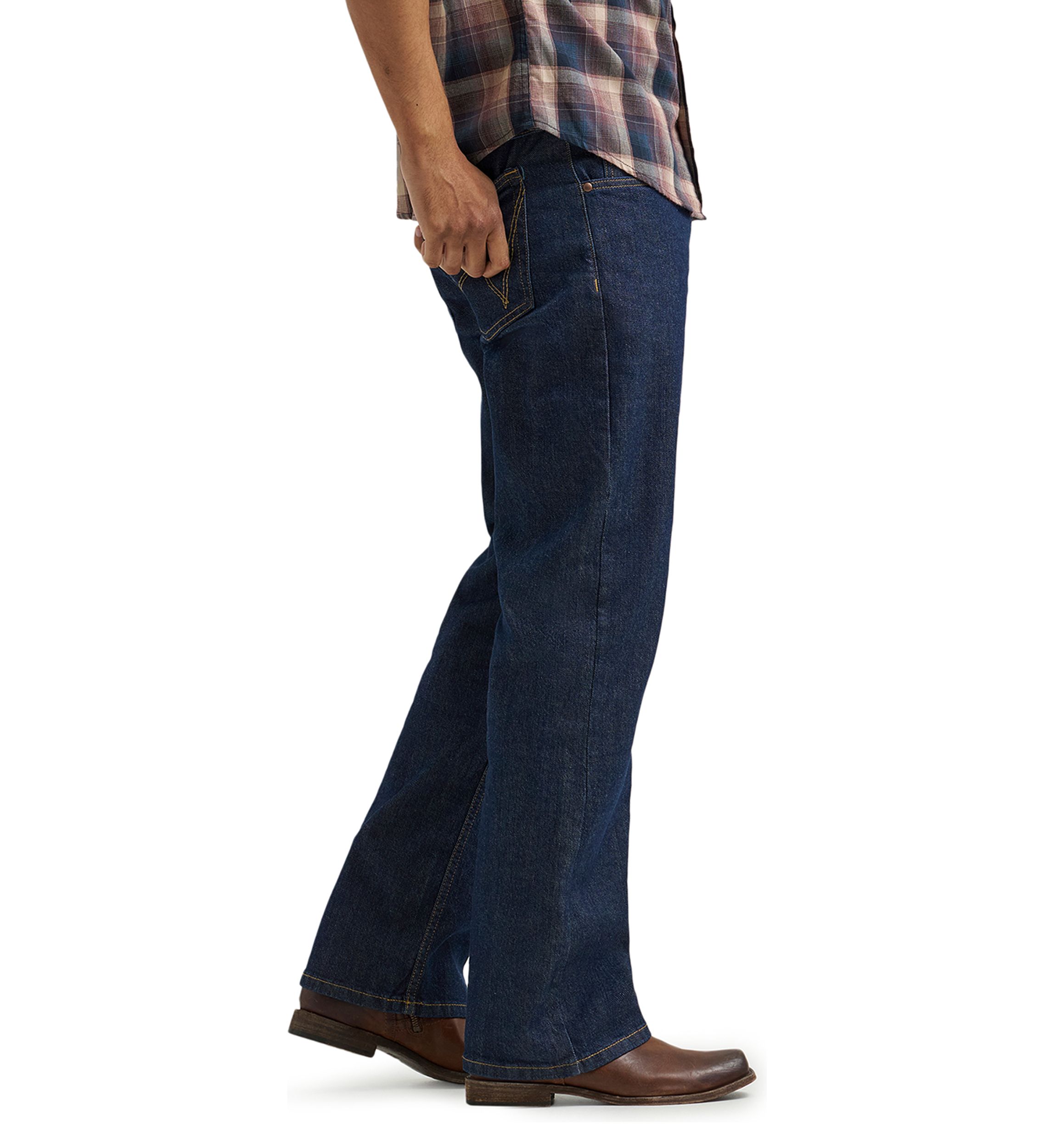 Mens Relaxed Bootcut Jeans