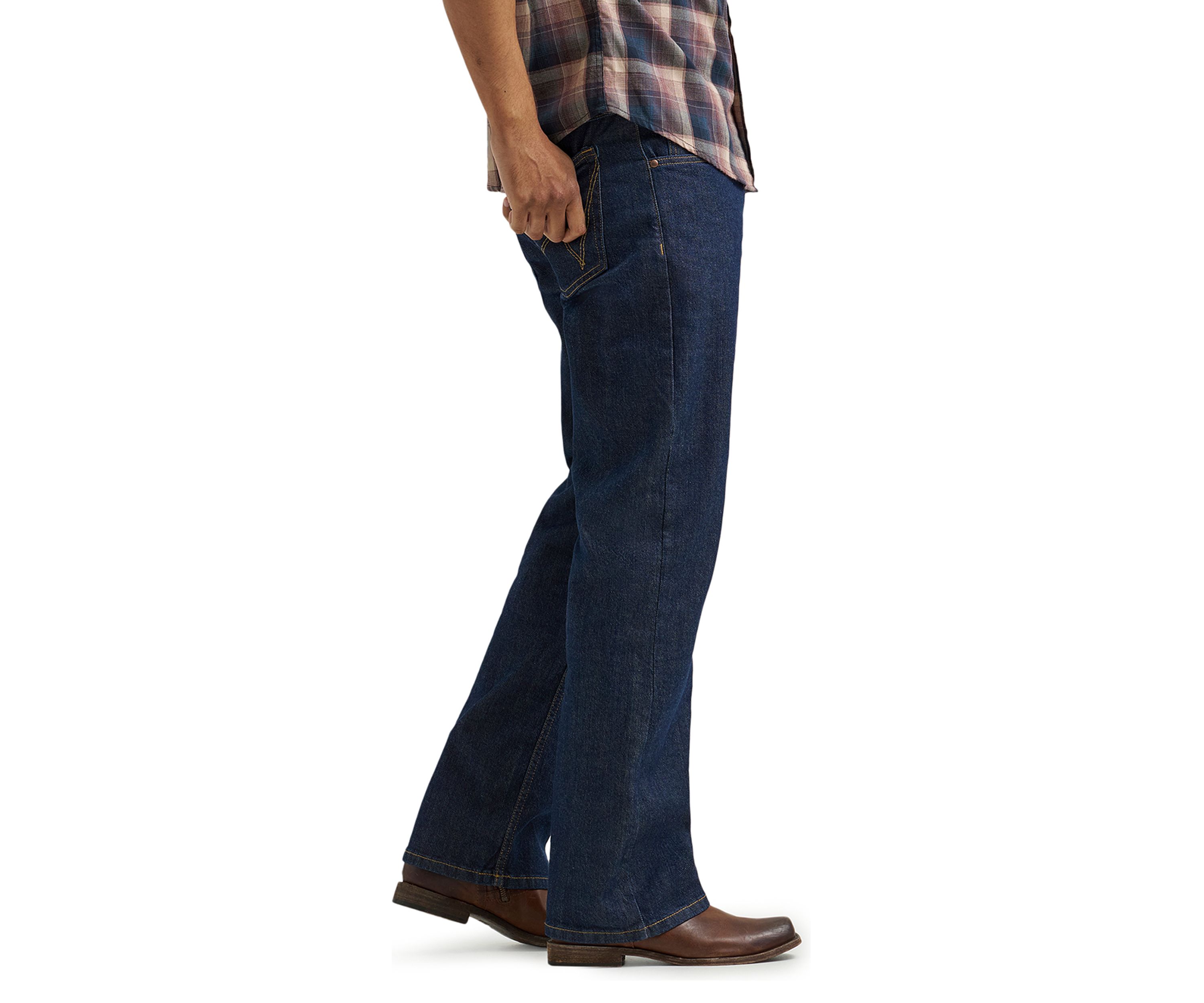 Mens Relaxed Bootcut Jeans