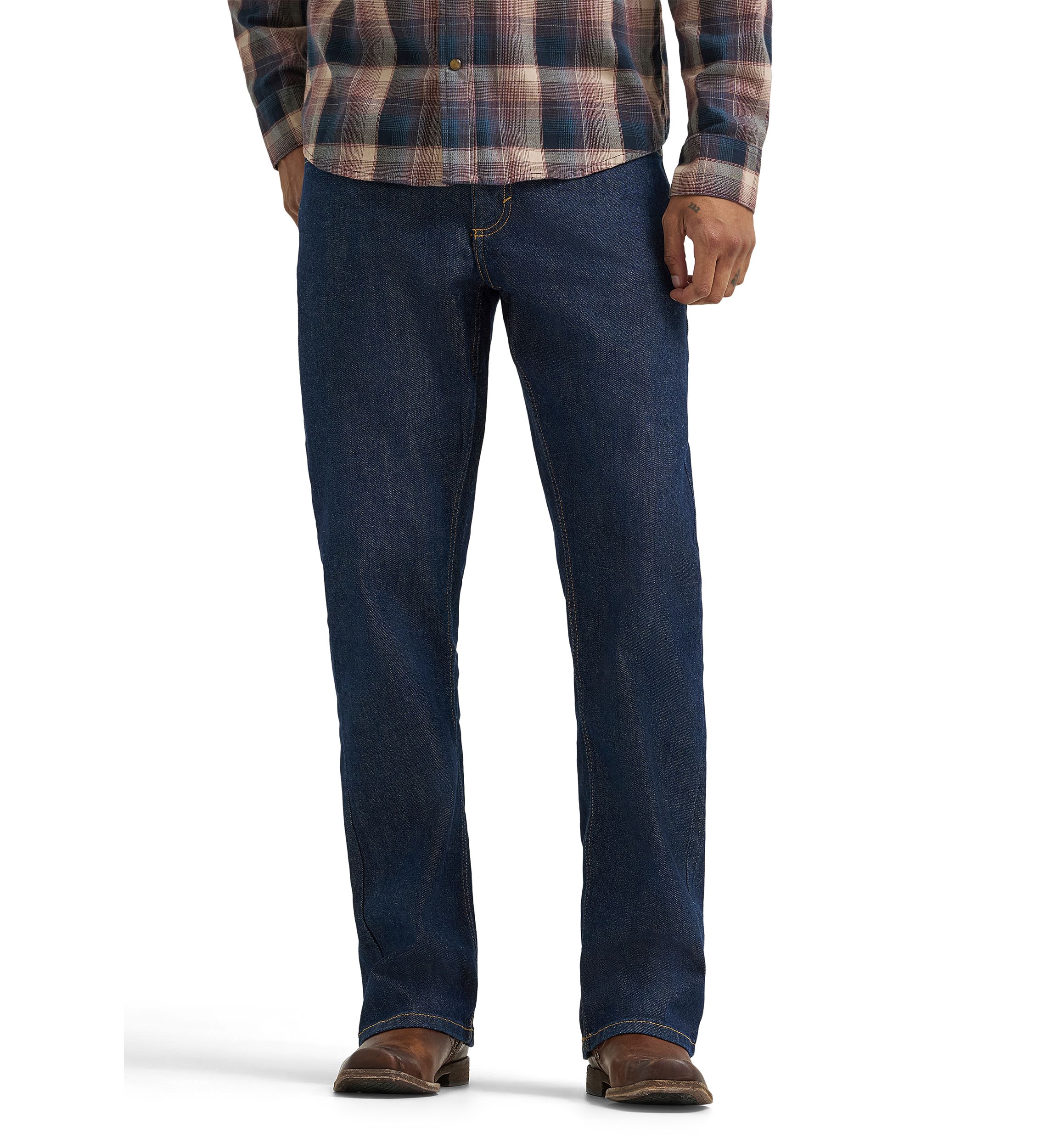 Mens Relaxed Bootcut Jeans