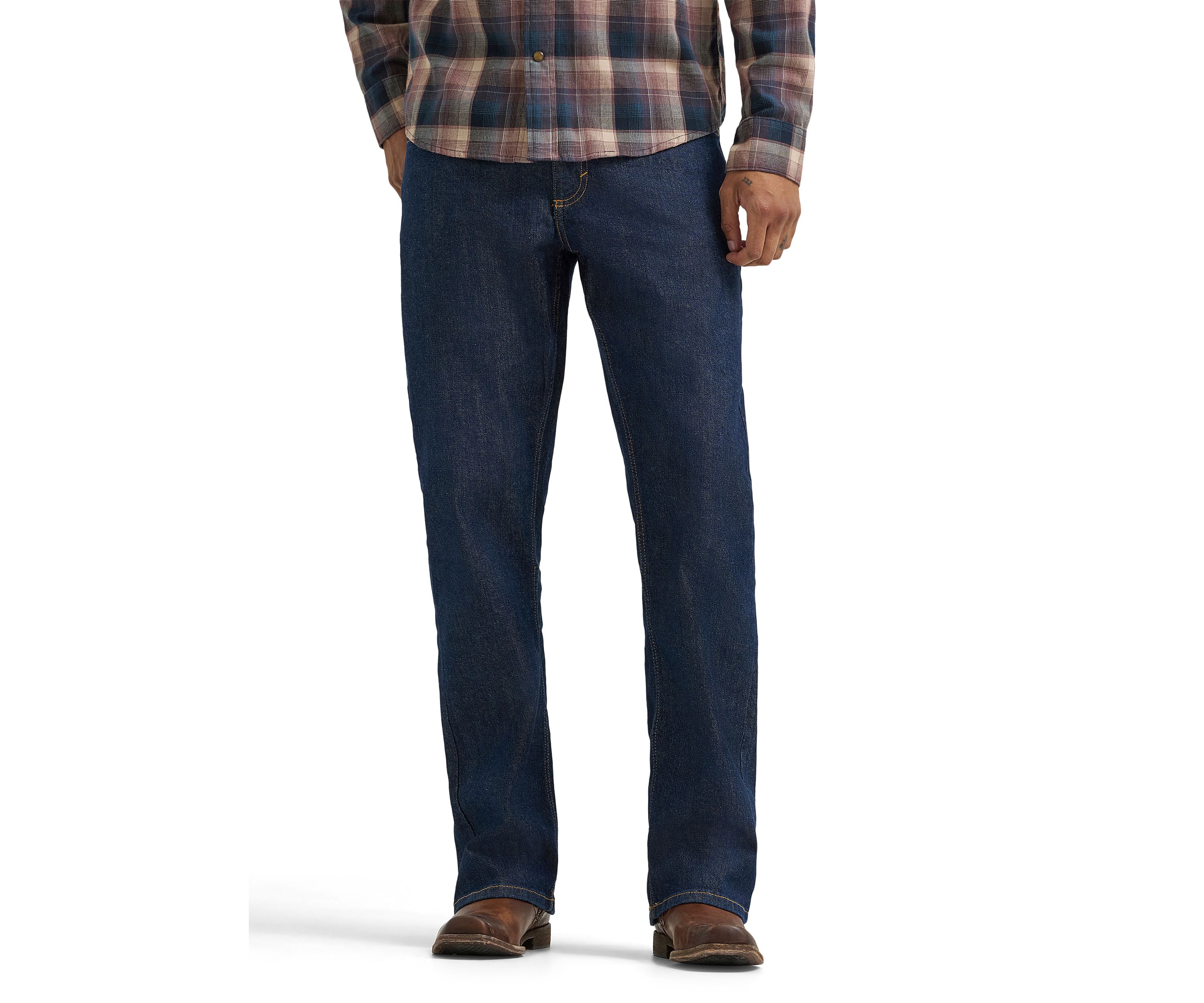 Mens Relaxed Bootcut Jeans