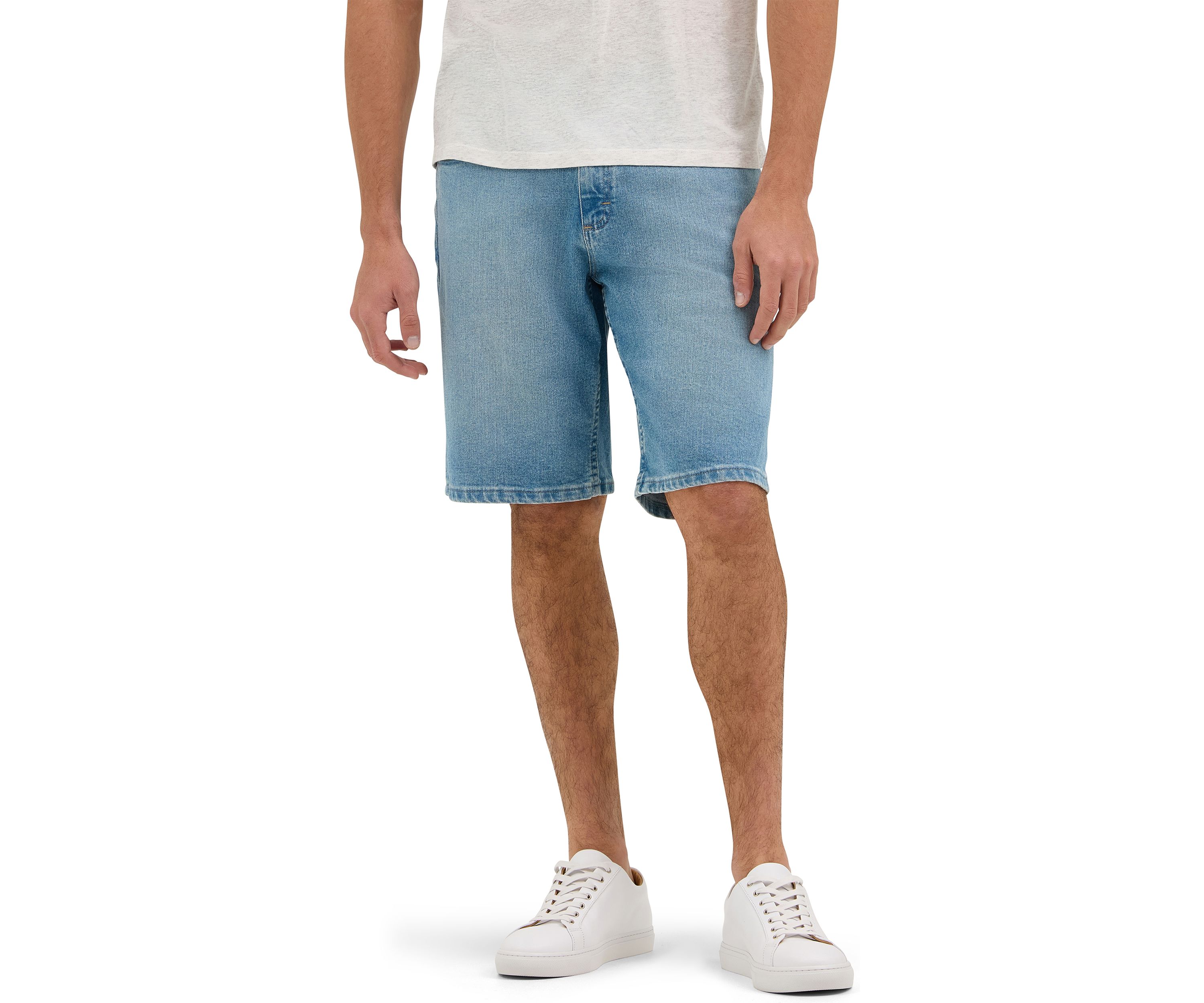 Mens 5 Pocket Stretch Denim Shorts