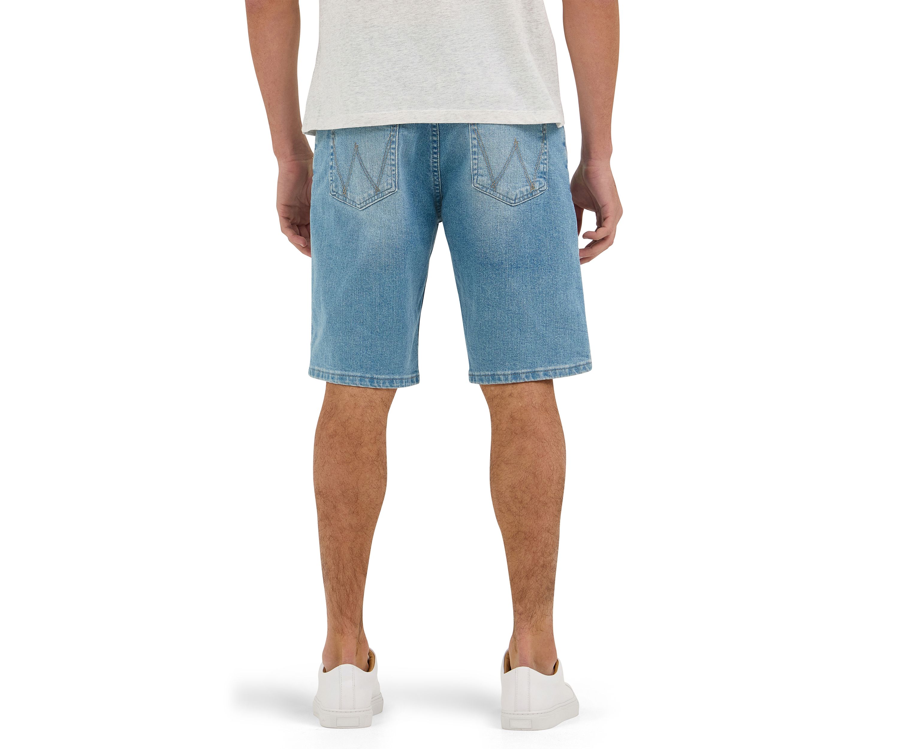 Mens 5 Pocket Stretch Denim Shorts