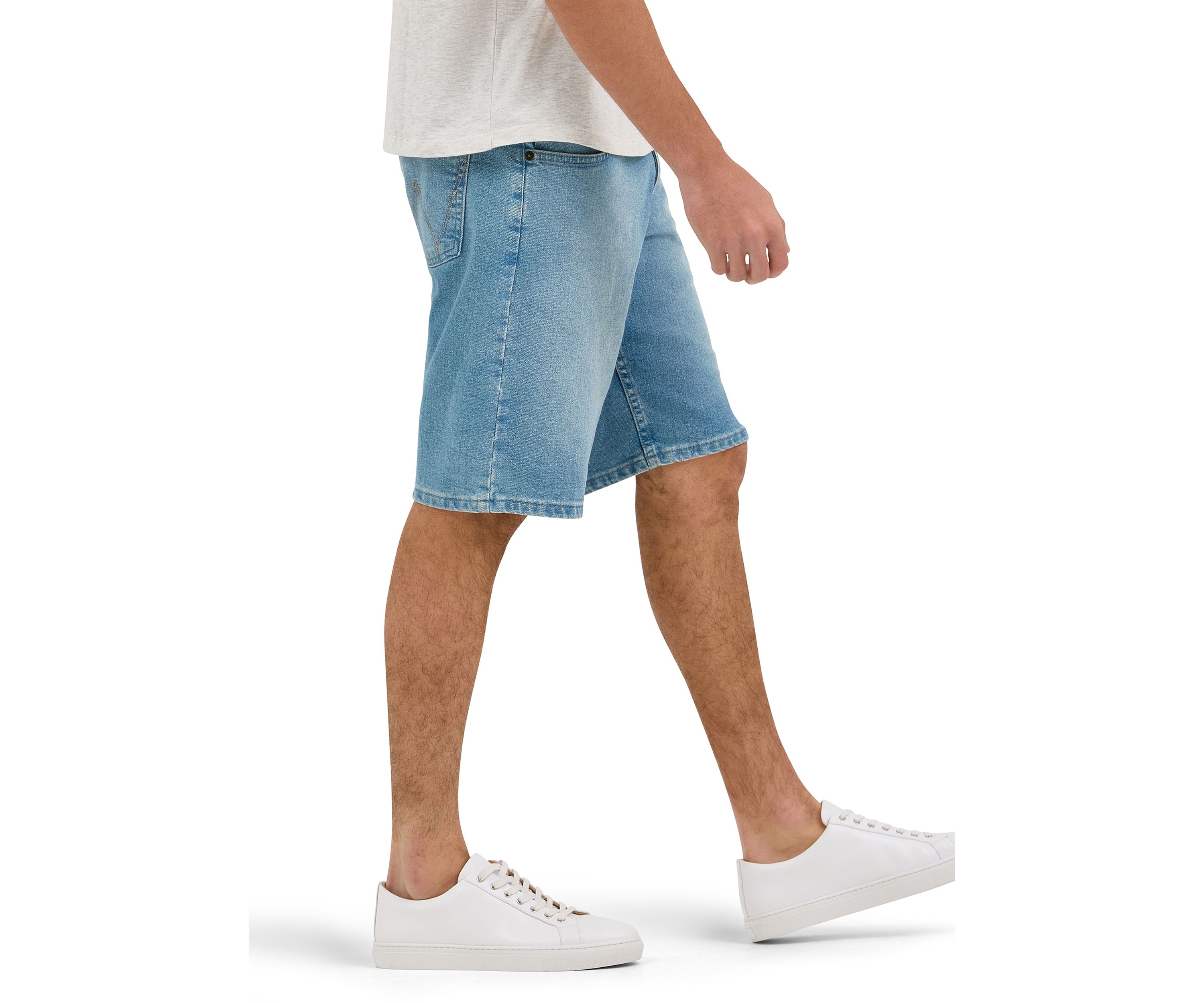 Mens 5 Pocket Stretch Denim Shorts