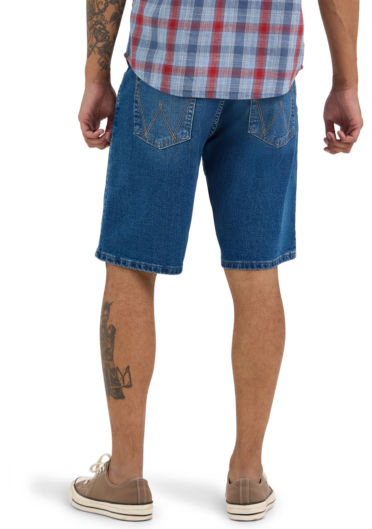 Mens 5 Pocket Stretch Denim Shorts