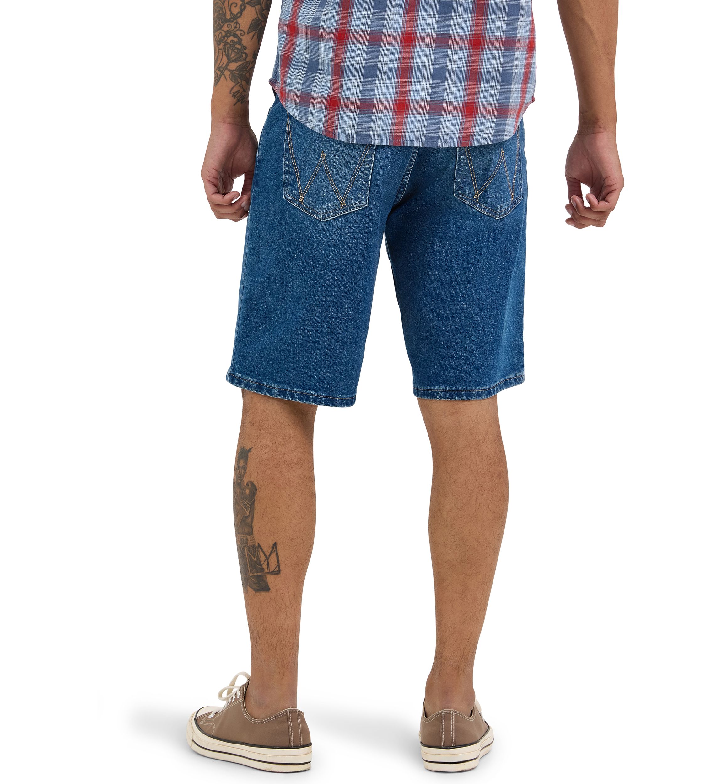 Mens 5 Pocket Stretch Denim Shorts