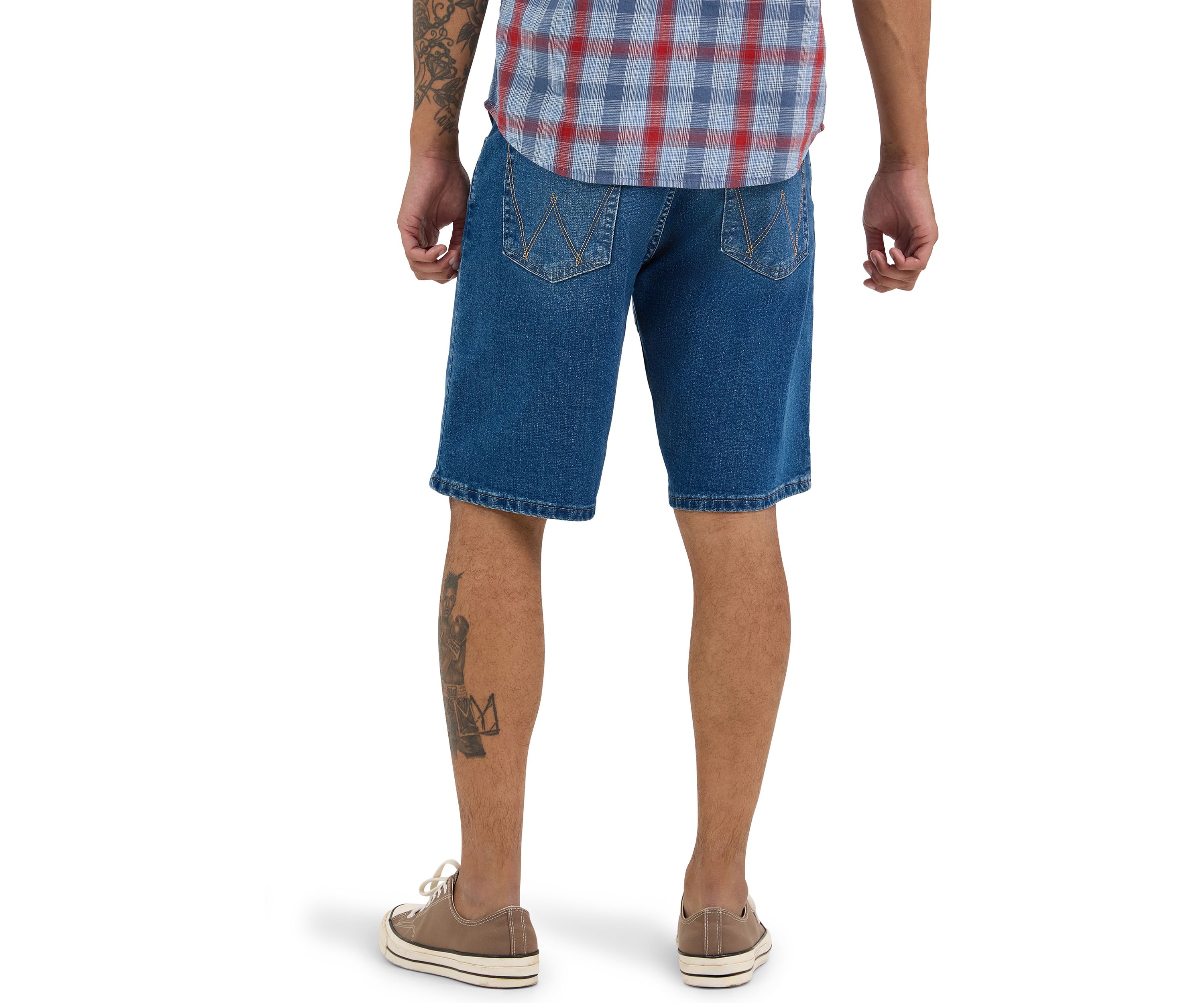 Mens 5 Pocket Stretch Denim Shorts