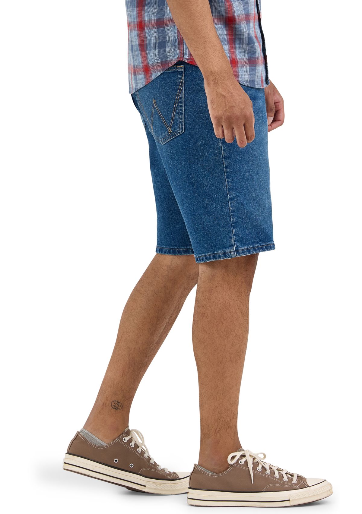 Mens 5 Pocket Stretch Denim Shorts