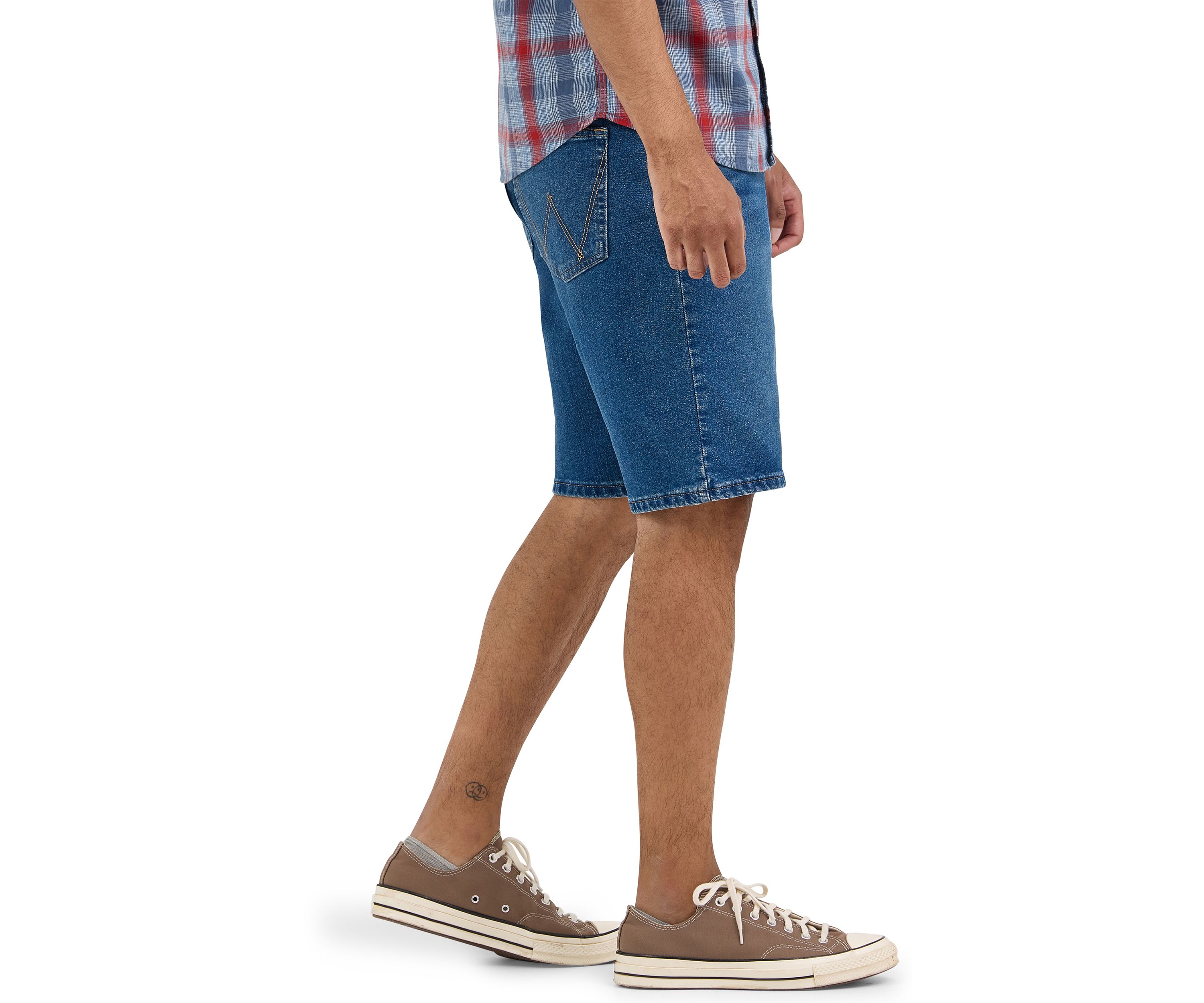 Mens 5 Pocket Stretch Denim Shorts