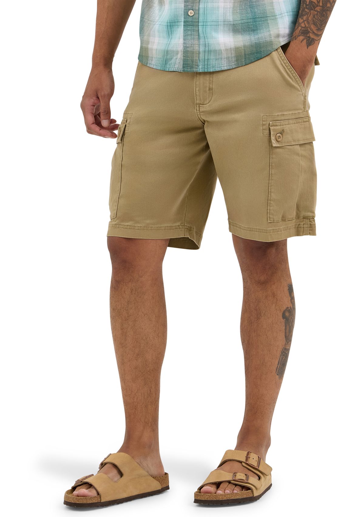 Mens 10.5 Stretch Ripstop Cargo Shorts