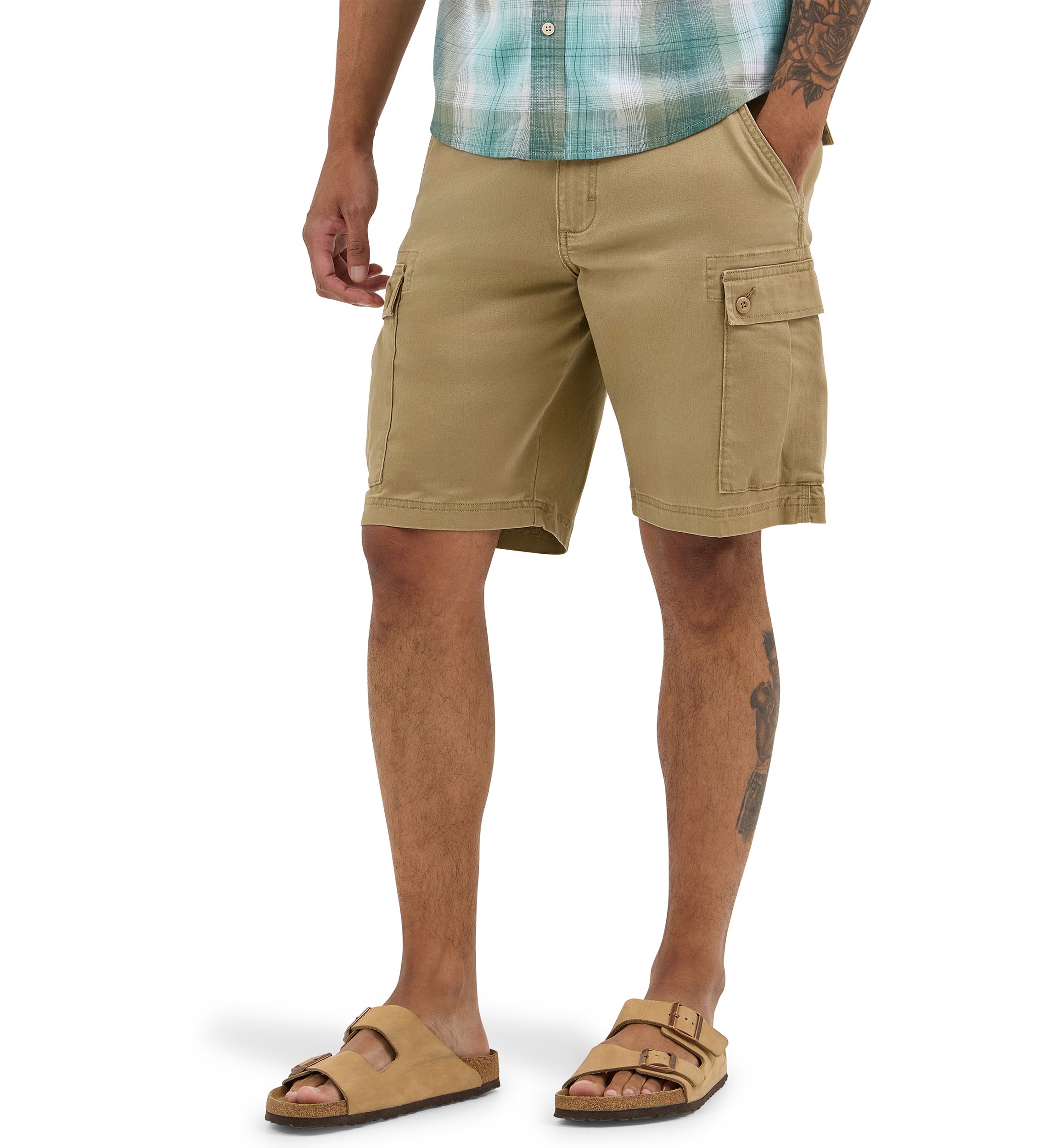 Mens 10.5 Stretch Ripstop Cargo Shorts