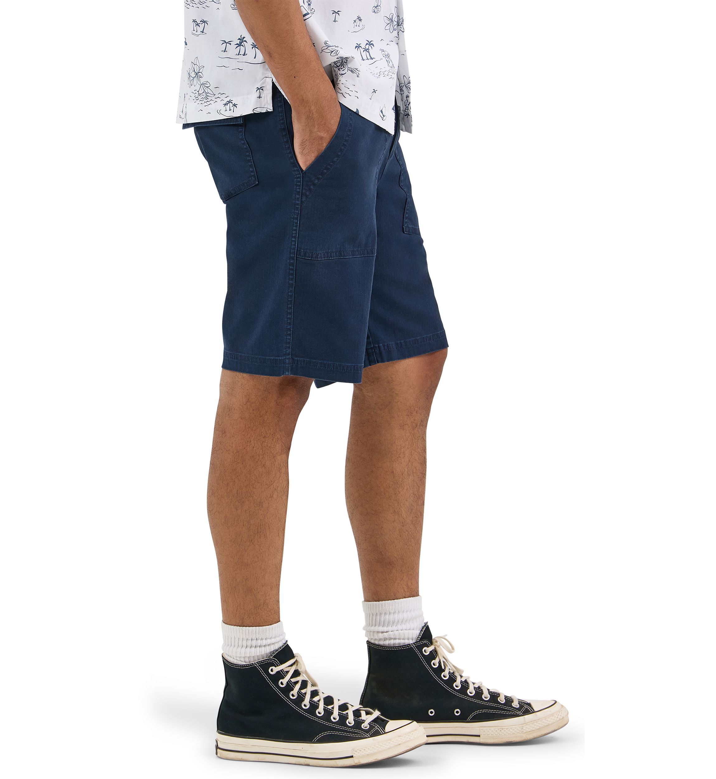 Mens Utility Fatigue 10 Flat Front Shorts