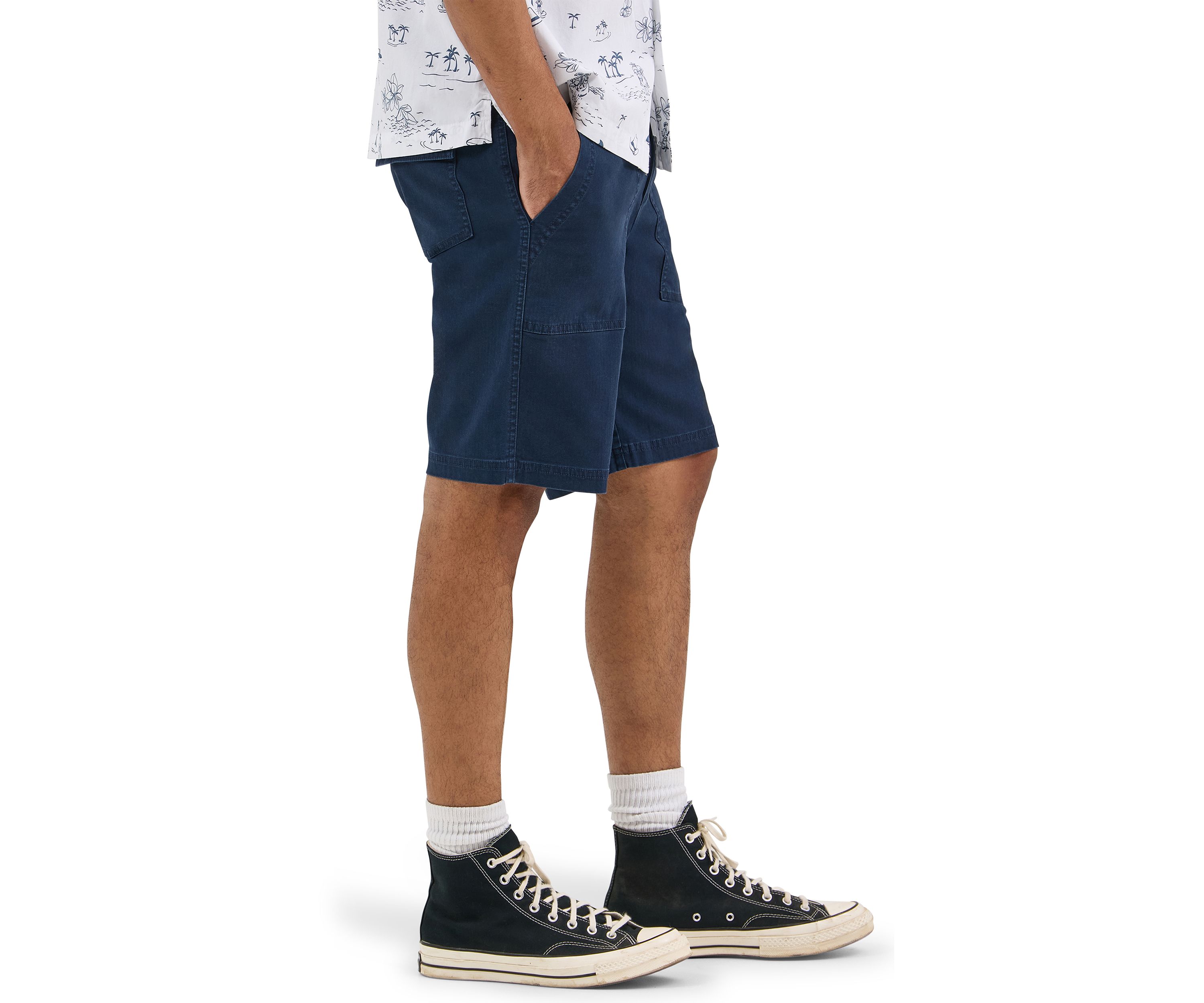 Mens Utility Fatigue 10 Flat Front Shorts