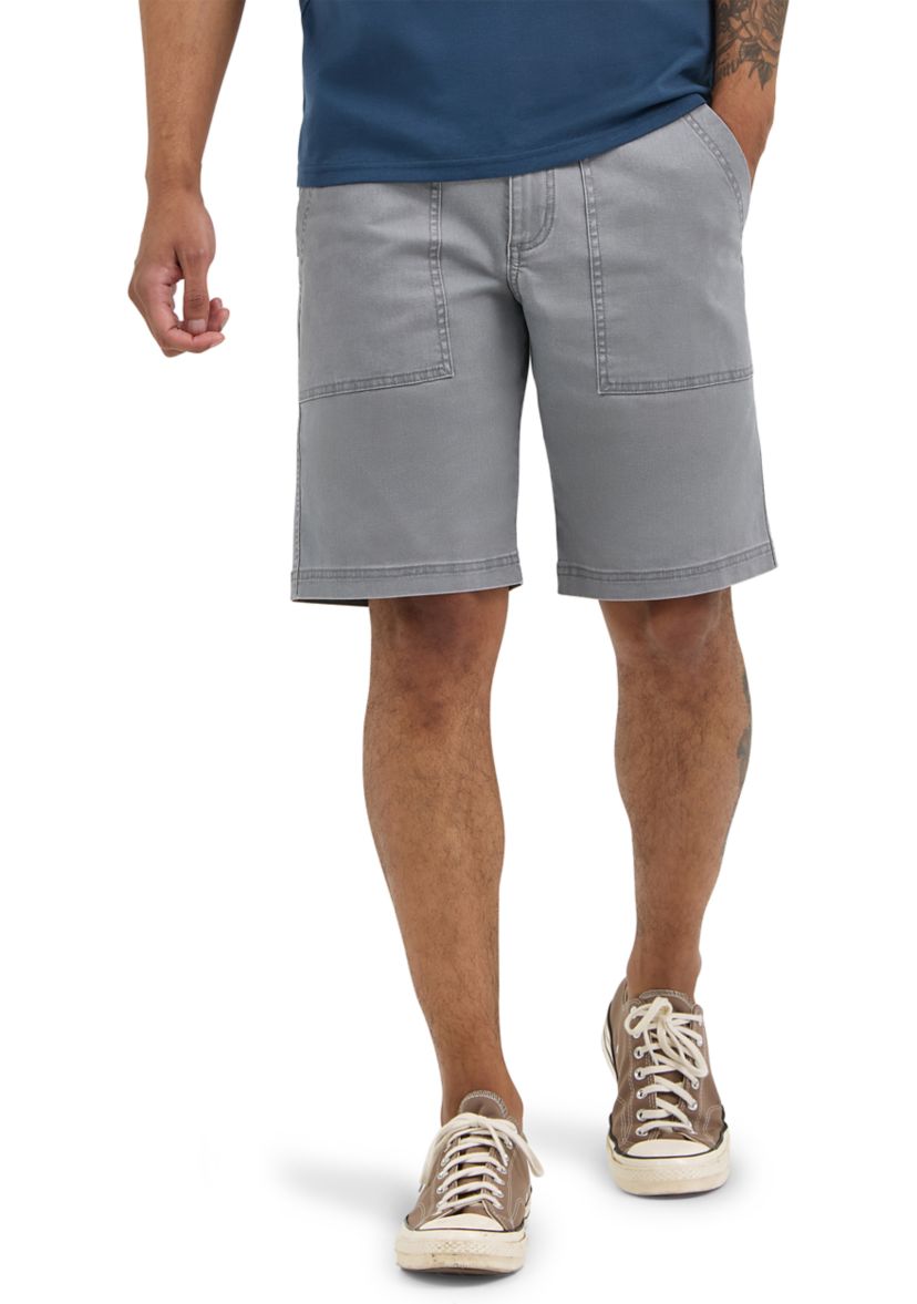 Mens Utility Fatigue 10 Flat Front Shorts