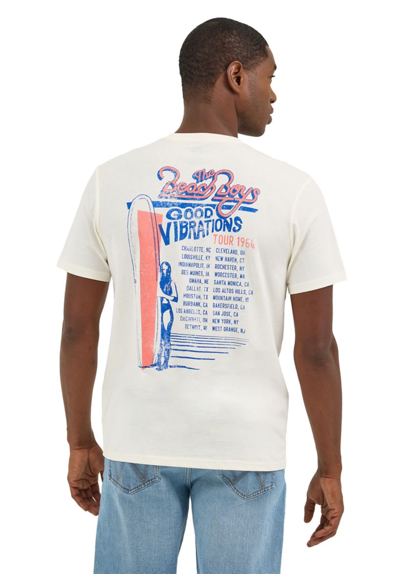 Mens Beach Boys Good Vibes Graphic T-Shirt