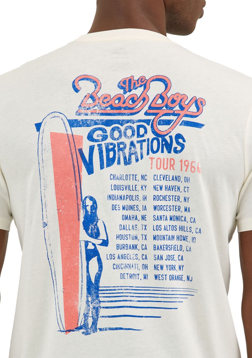 Mens Beach Boys Good Vibes Graphic T-Shirt