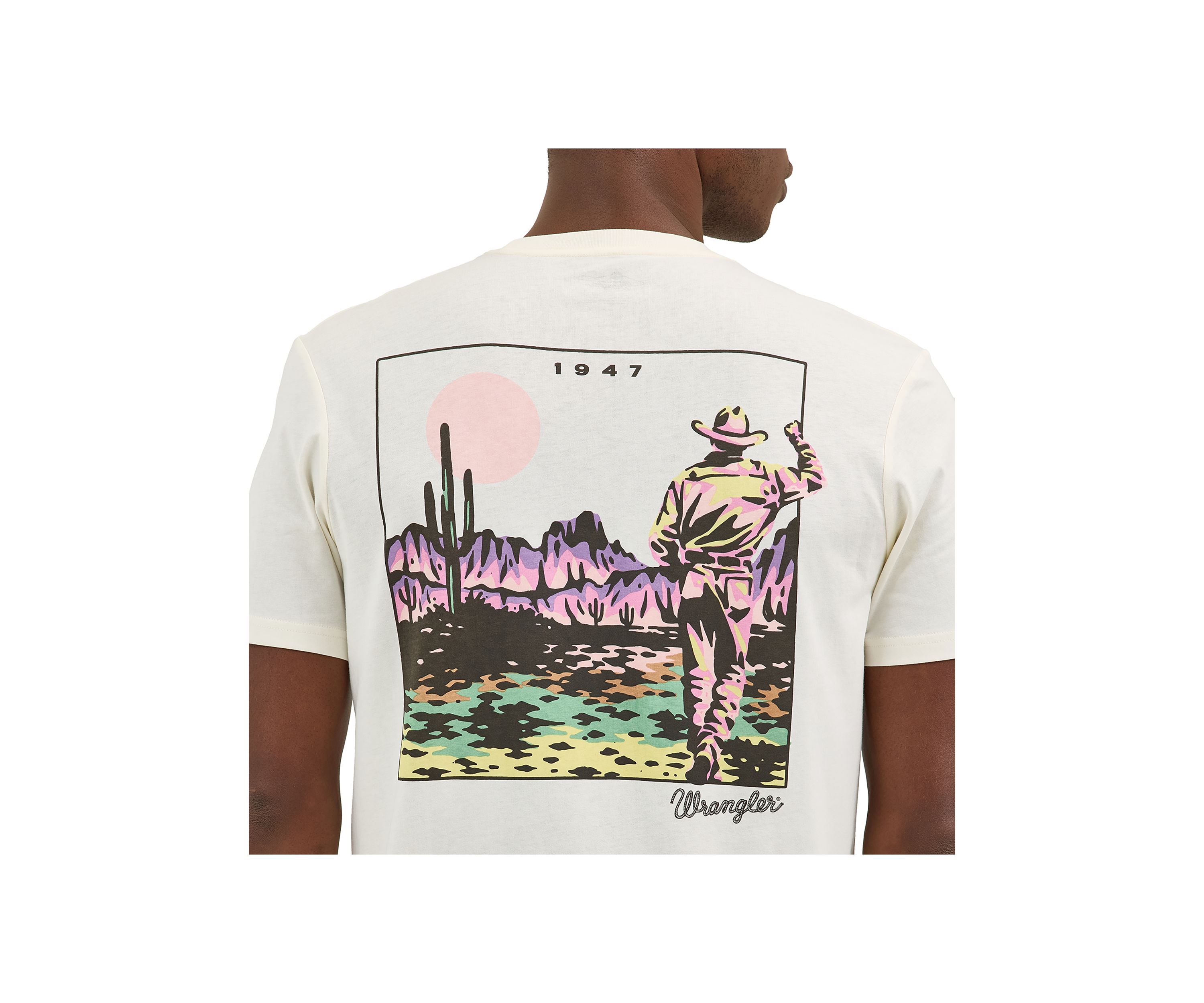 Mens Western Landscape Graphic T-Shirt