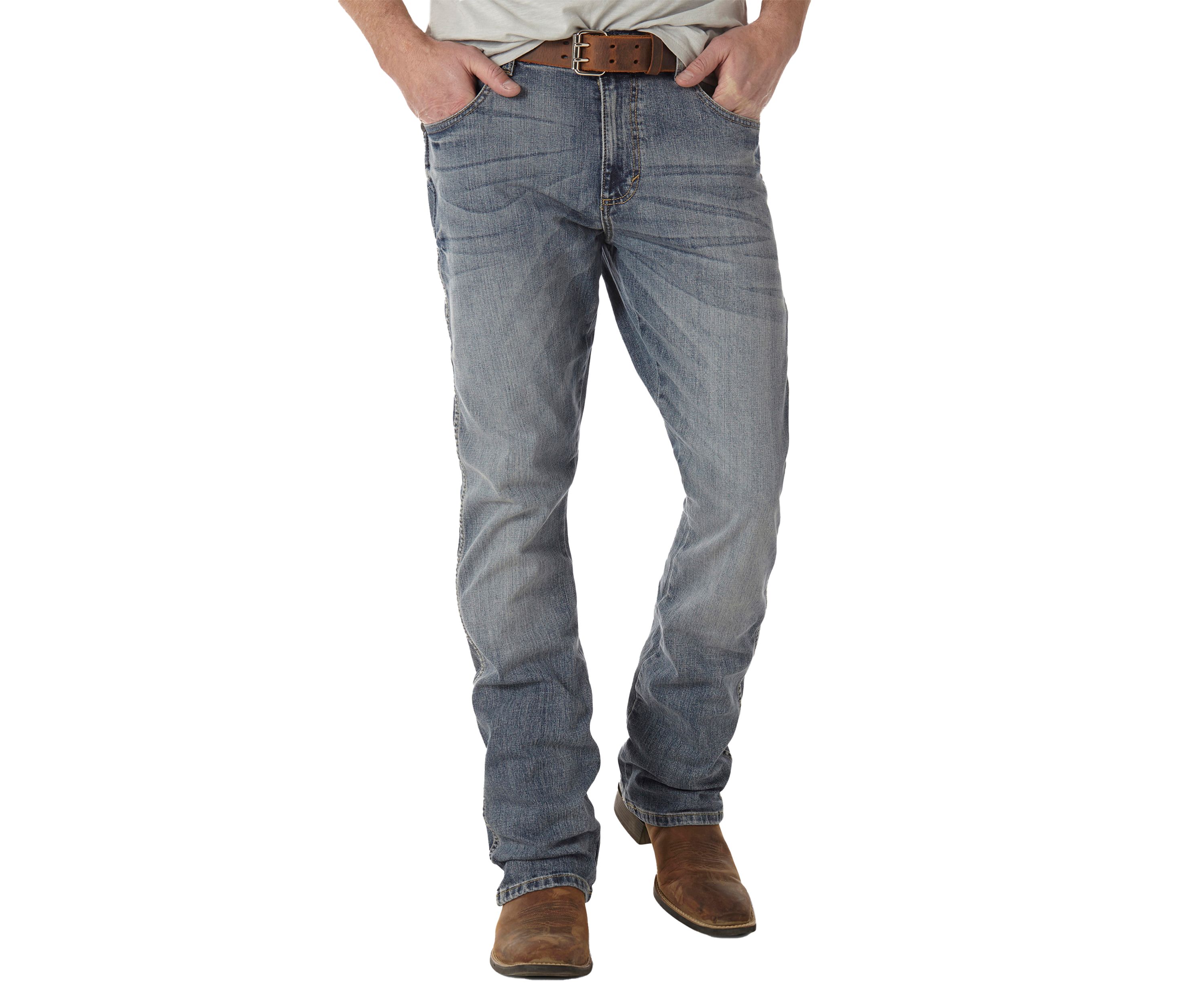 Mens Retro Slim Bootcut Jeans