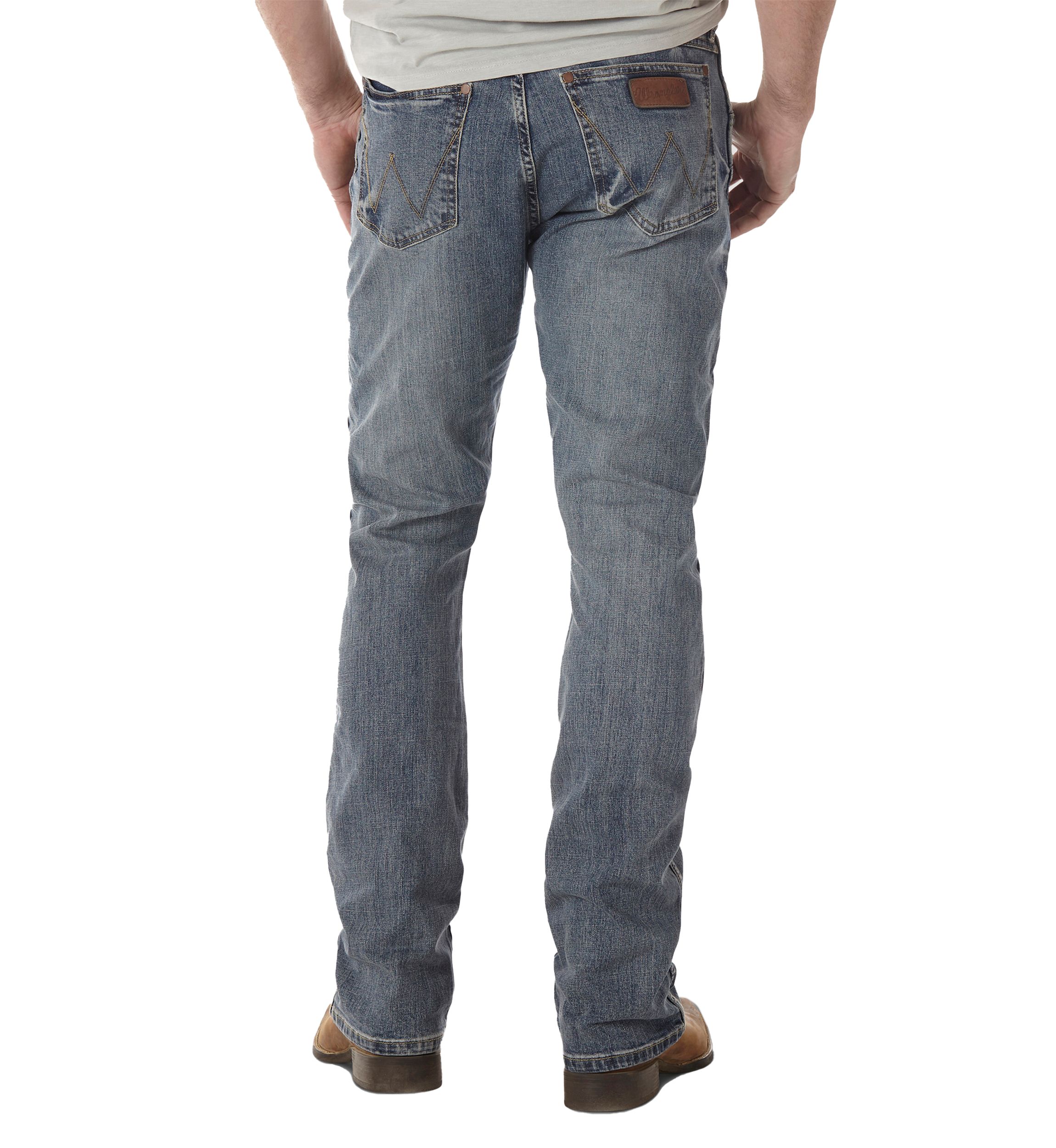 Mens Retro Slim Bootcut Jeans