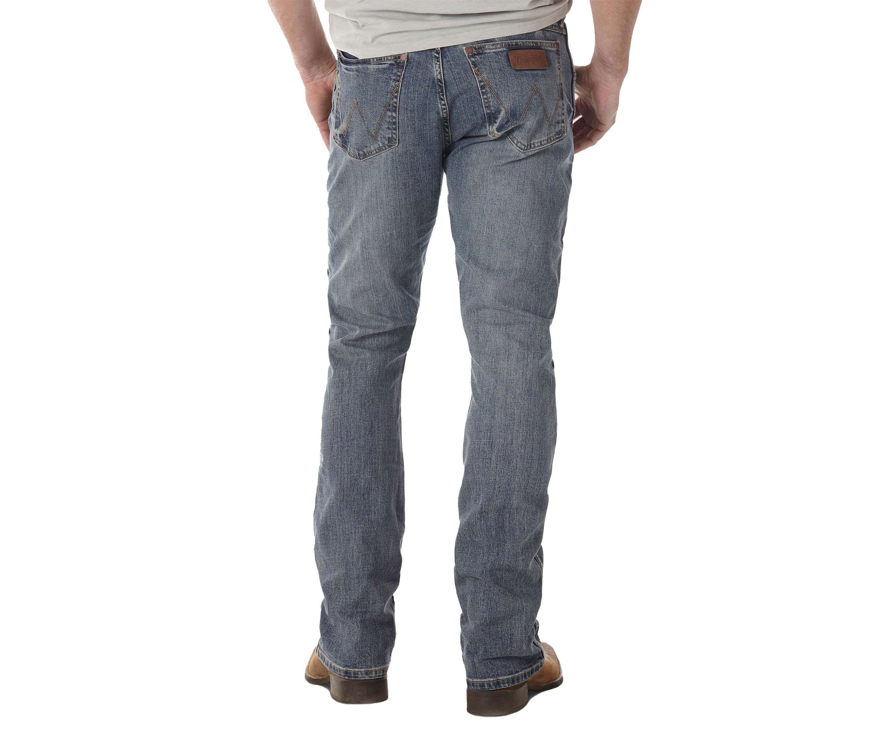 Mens Retro Slim Bootcut Jeans
