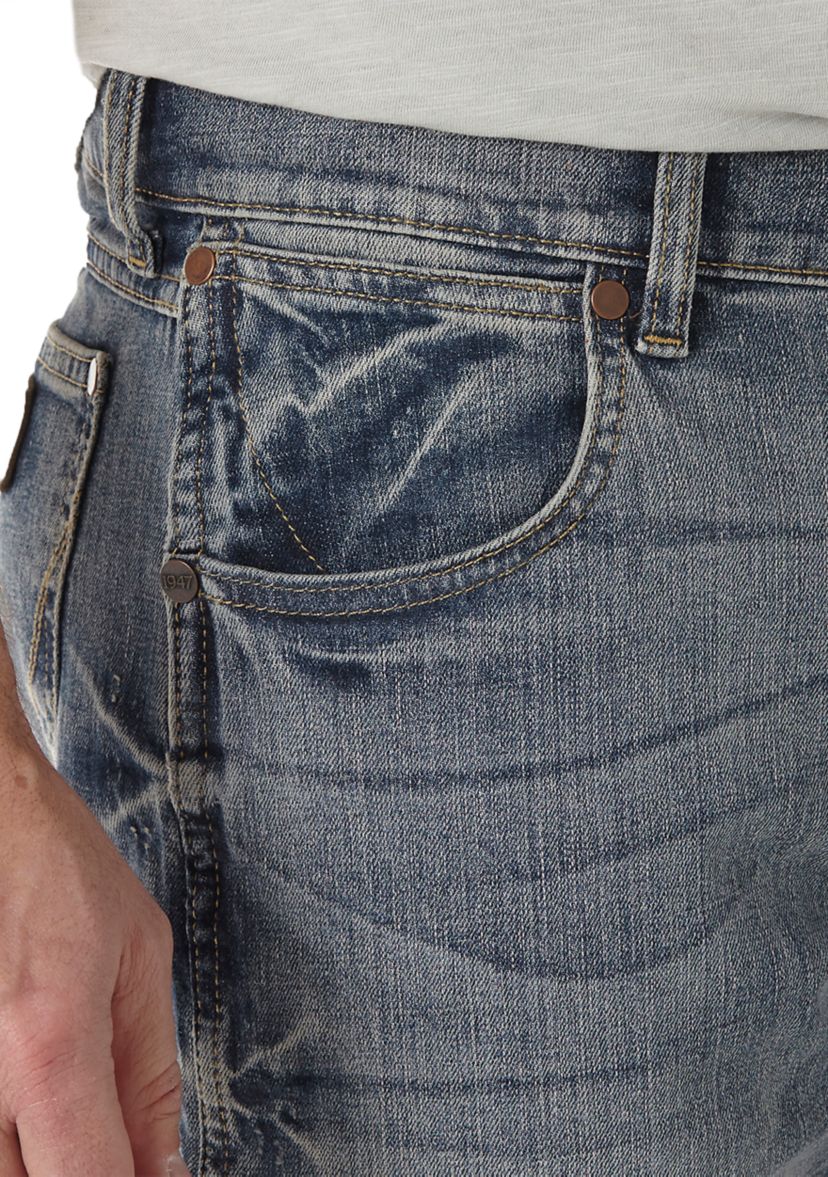 Mens Retro Slim Bootcut Jeans