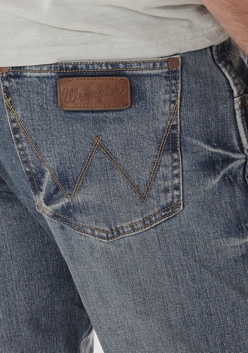 Mens Retro Slim Bootcut Jeans