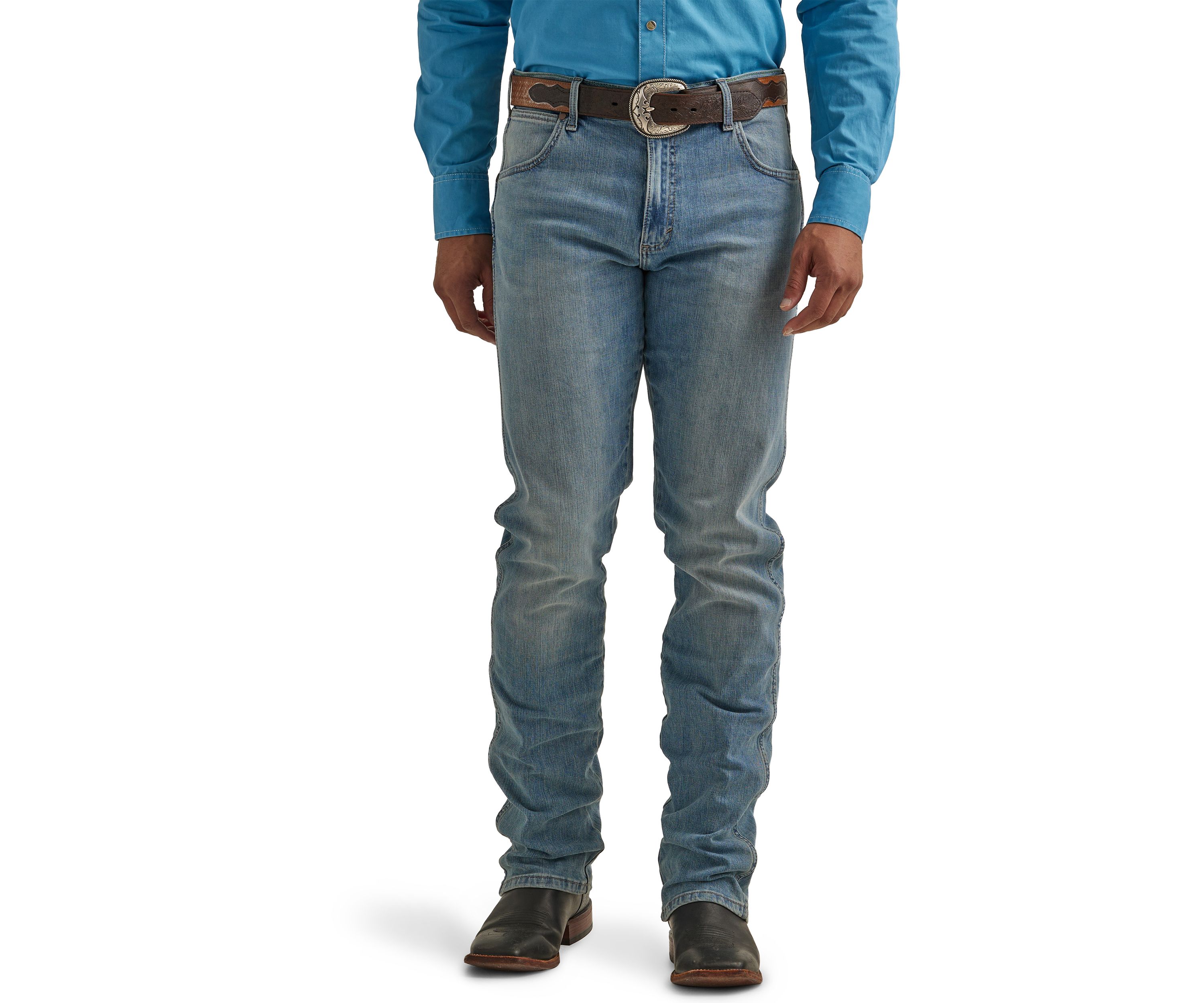 Mens Retro Slim Straight Jeans