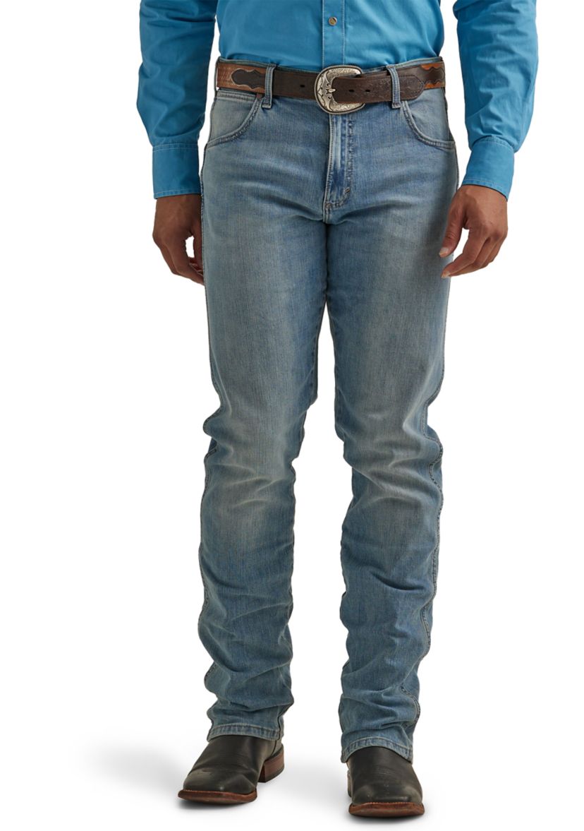Mens Retro Slim Straight Jeans