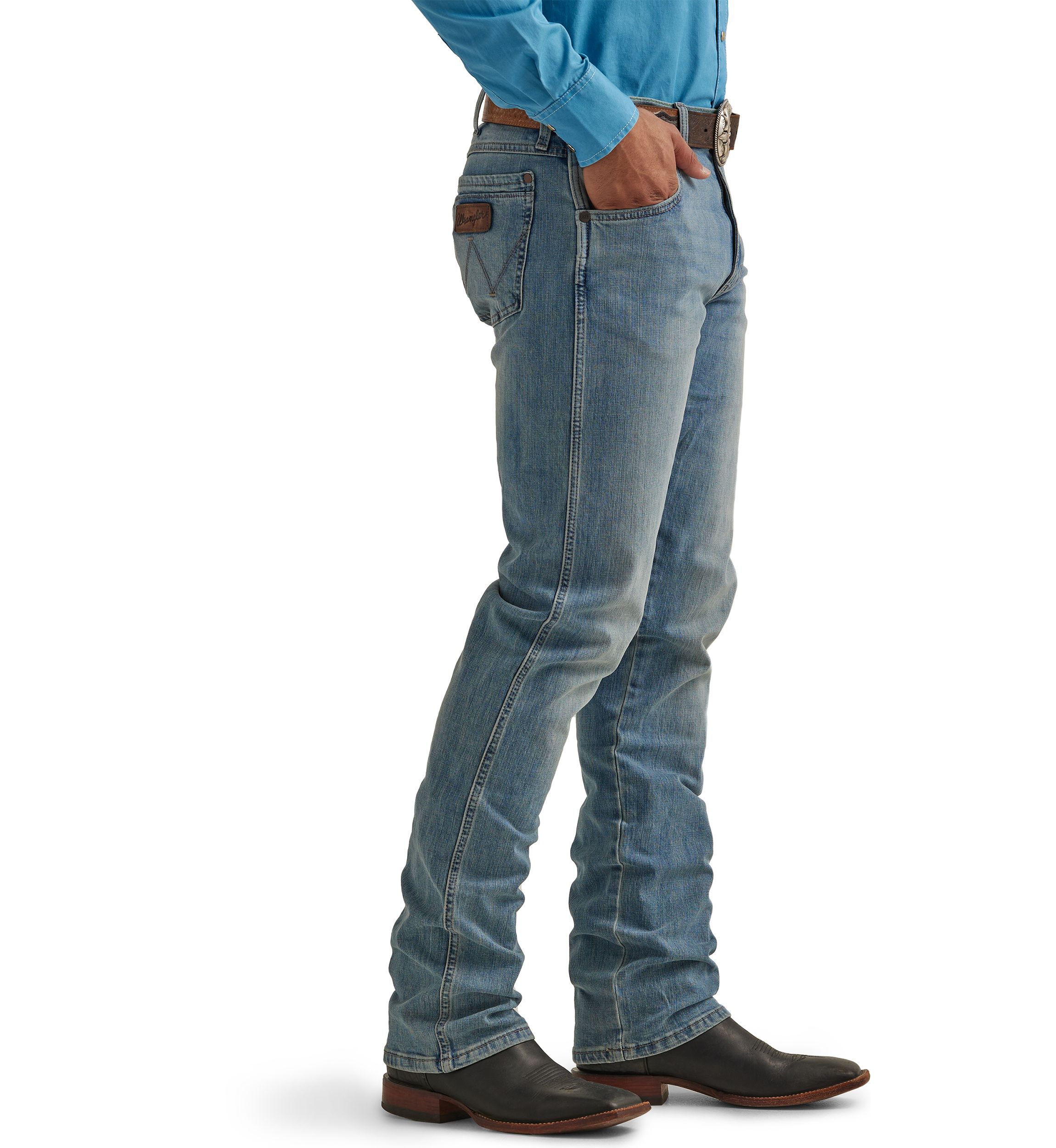 Mens Retro Slim Straight Jeans