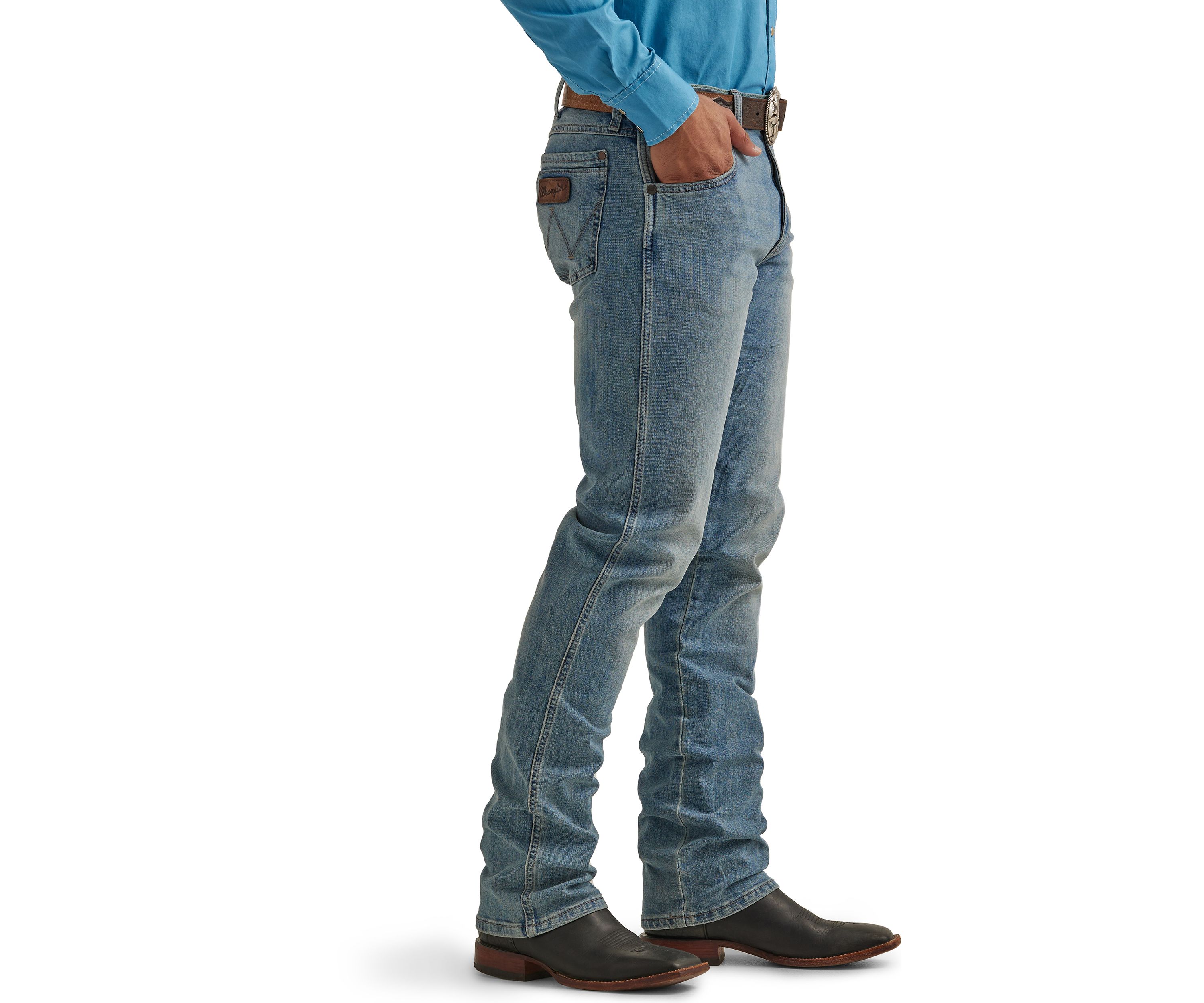 Mens Retro Slim Straight Jeans