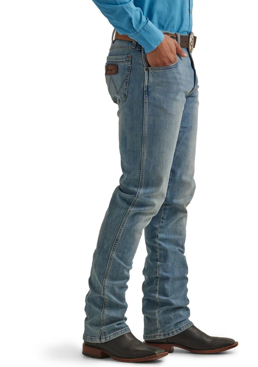 Mens Retro Slim Straight Jeans