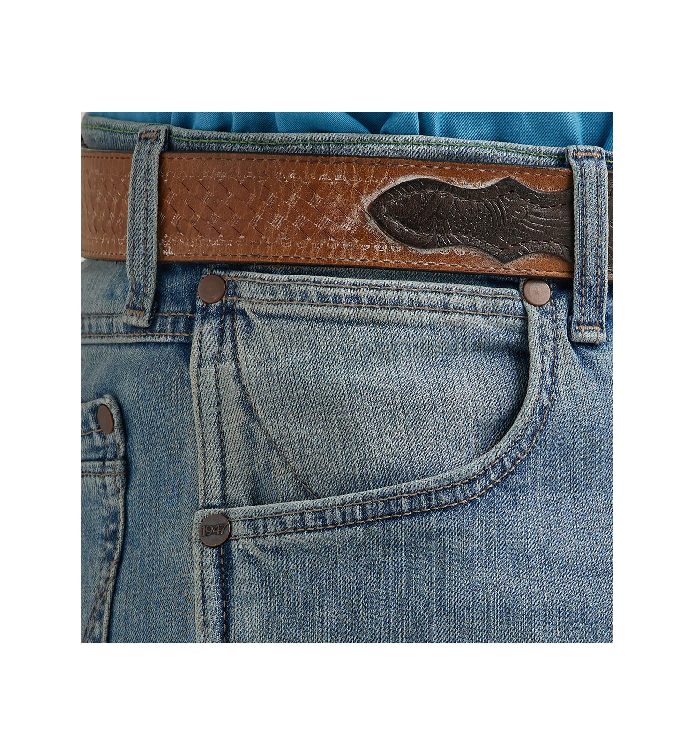Mens Retro Slim Straight Jeans