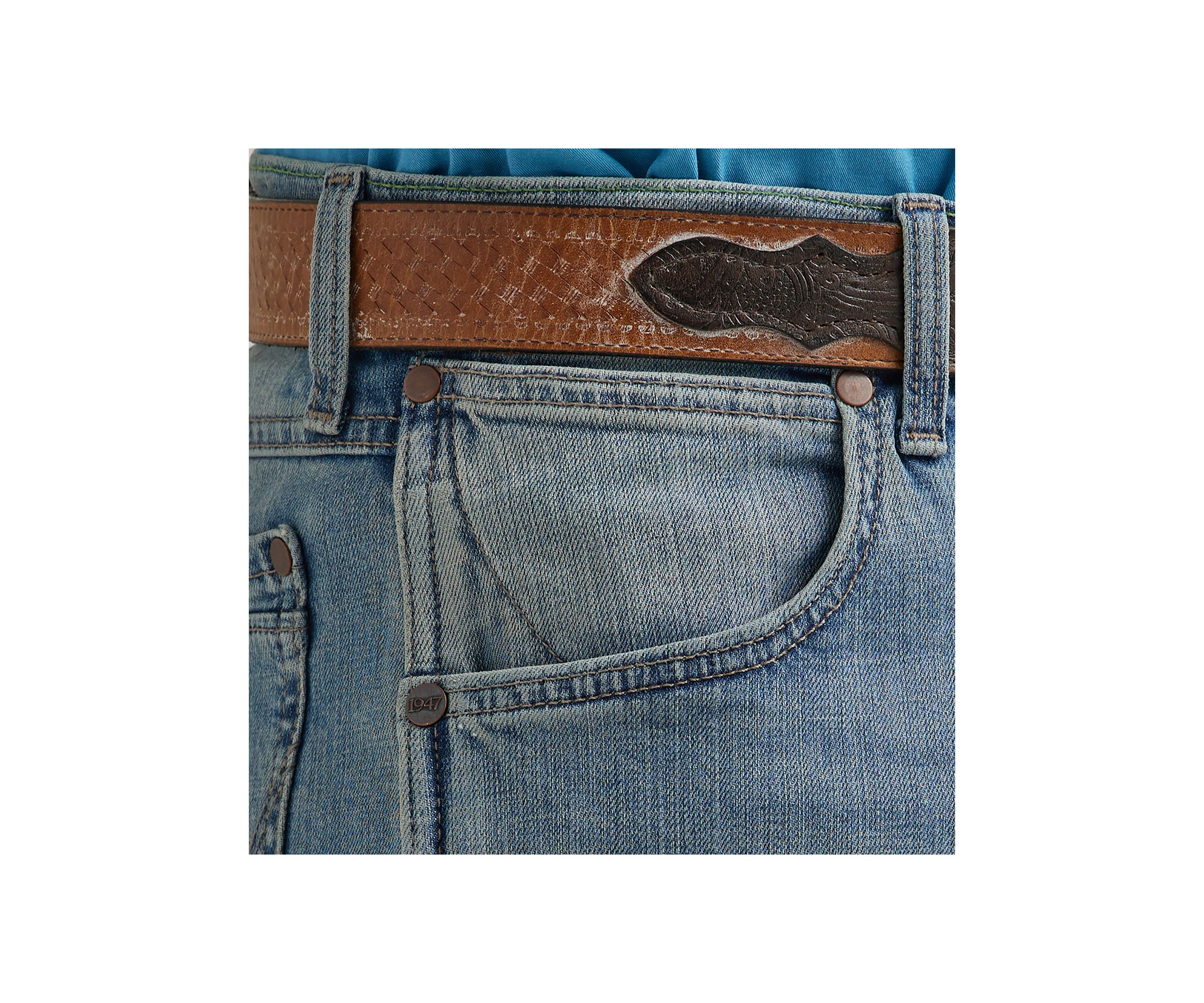 Mens Retro Slim Straight Jeans