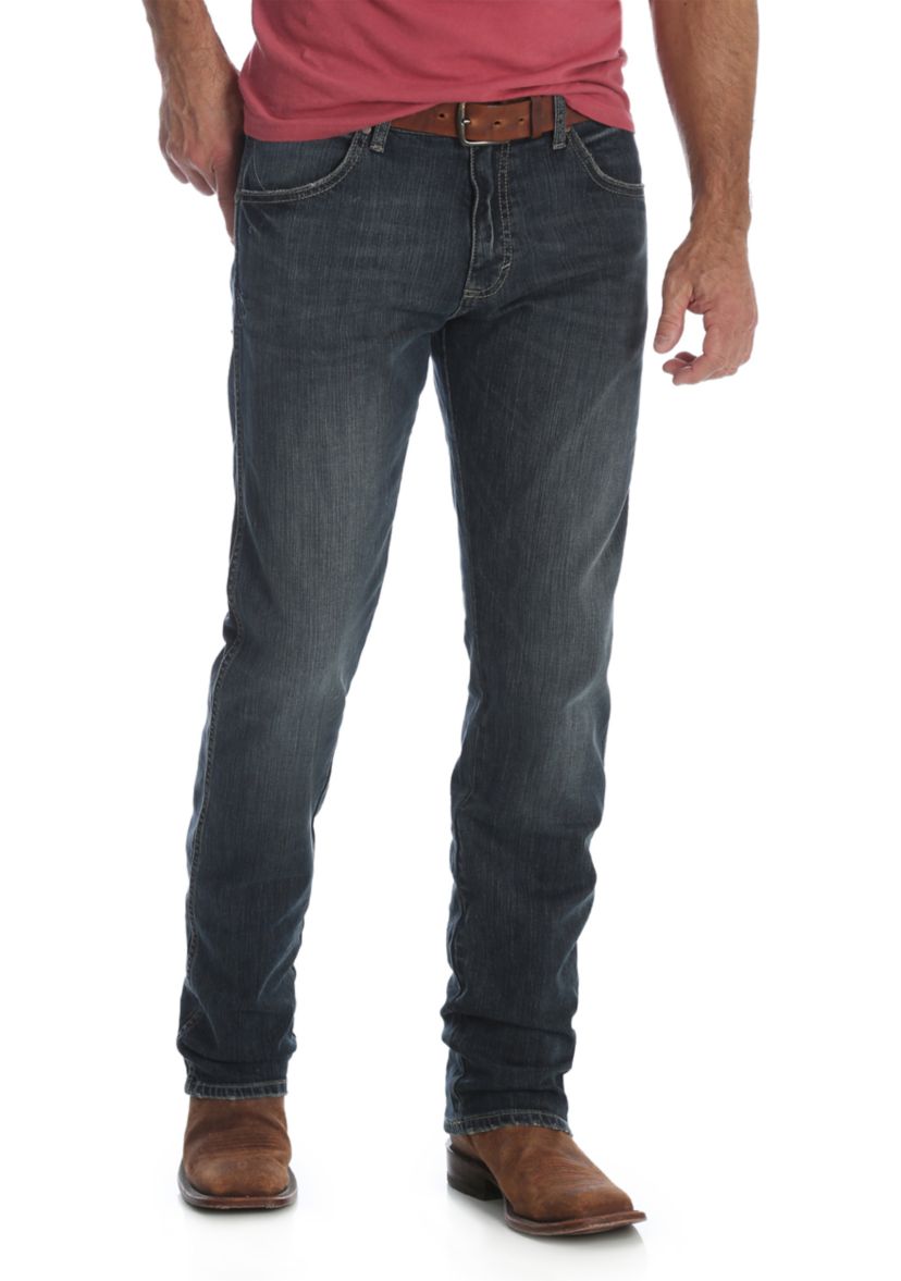 Mens Retro Slim Straight Jeans