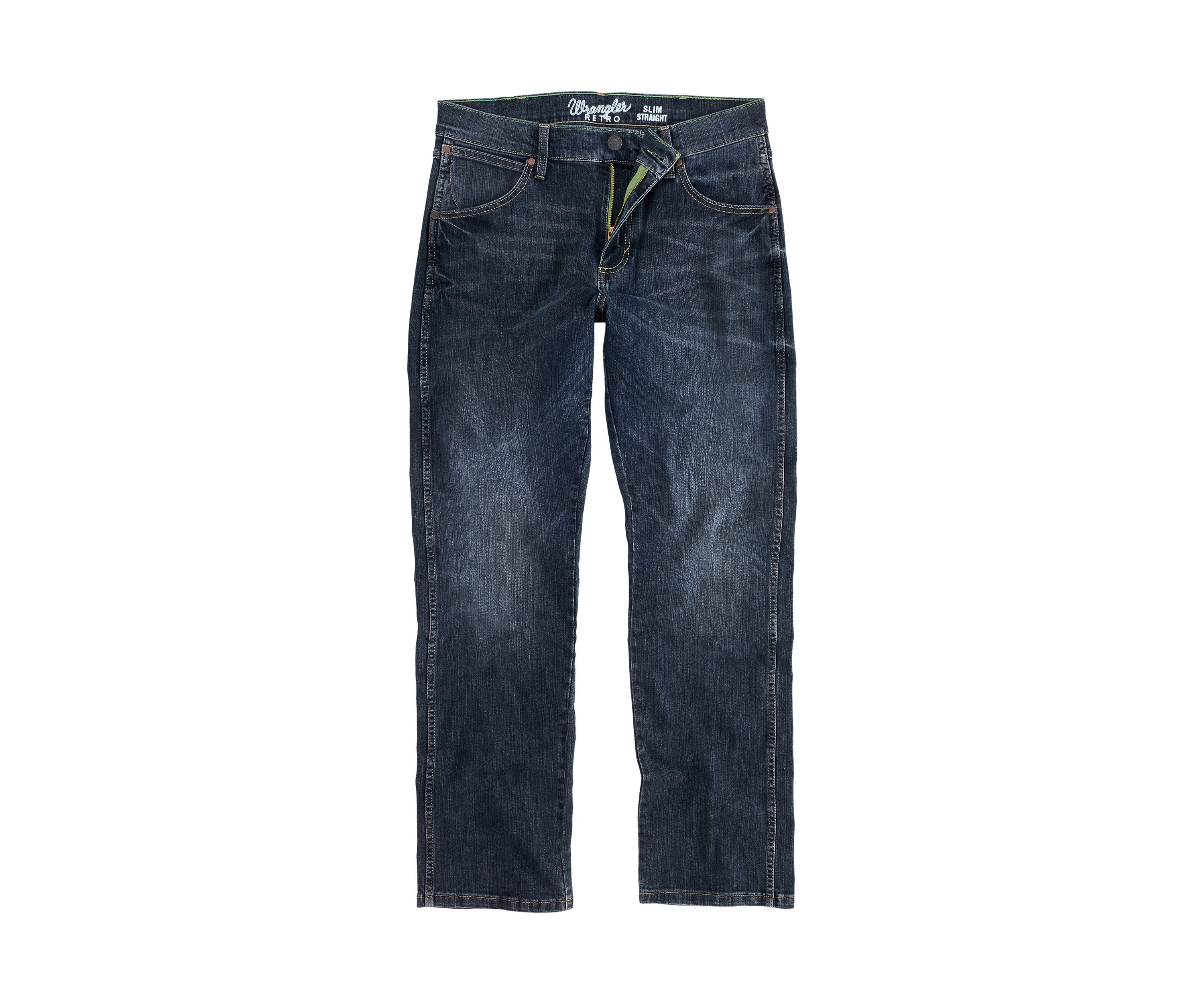 Mens Retro Slim Straight Jeans