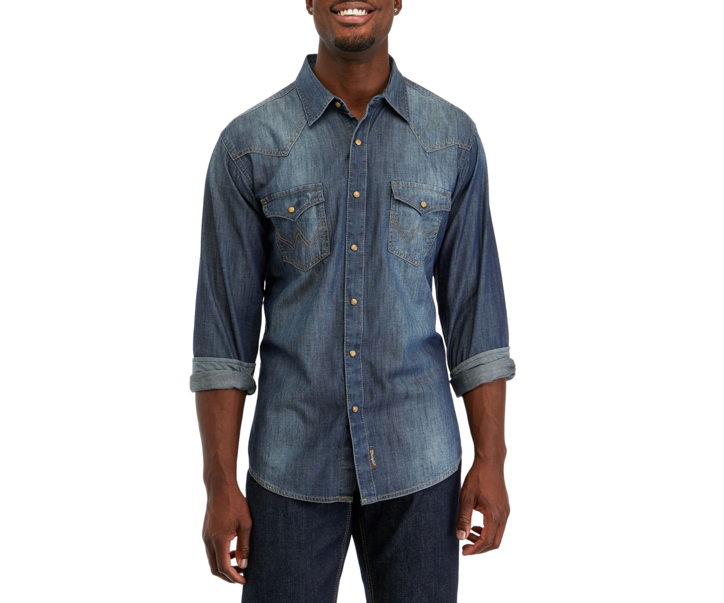 Retro Western Denim Shirt
