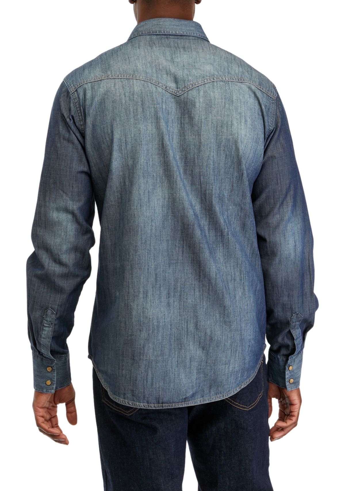 Retro Western Denim Shirt