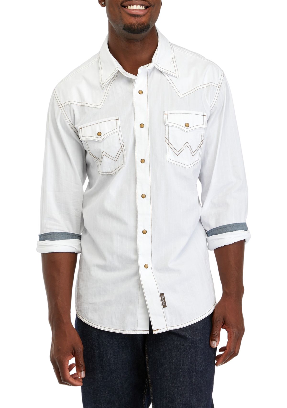 Retro Western Denim Shirt 