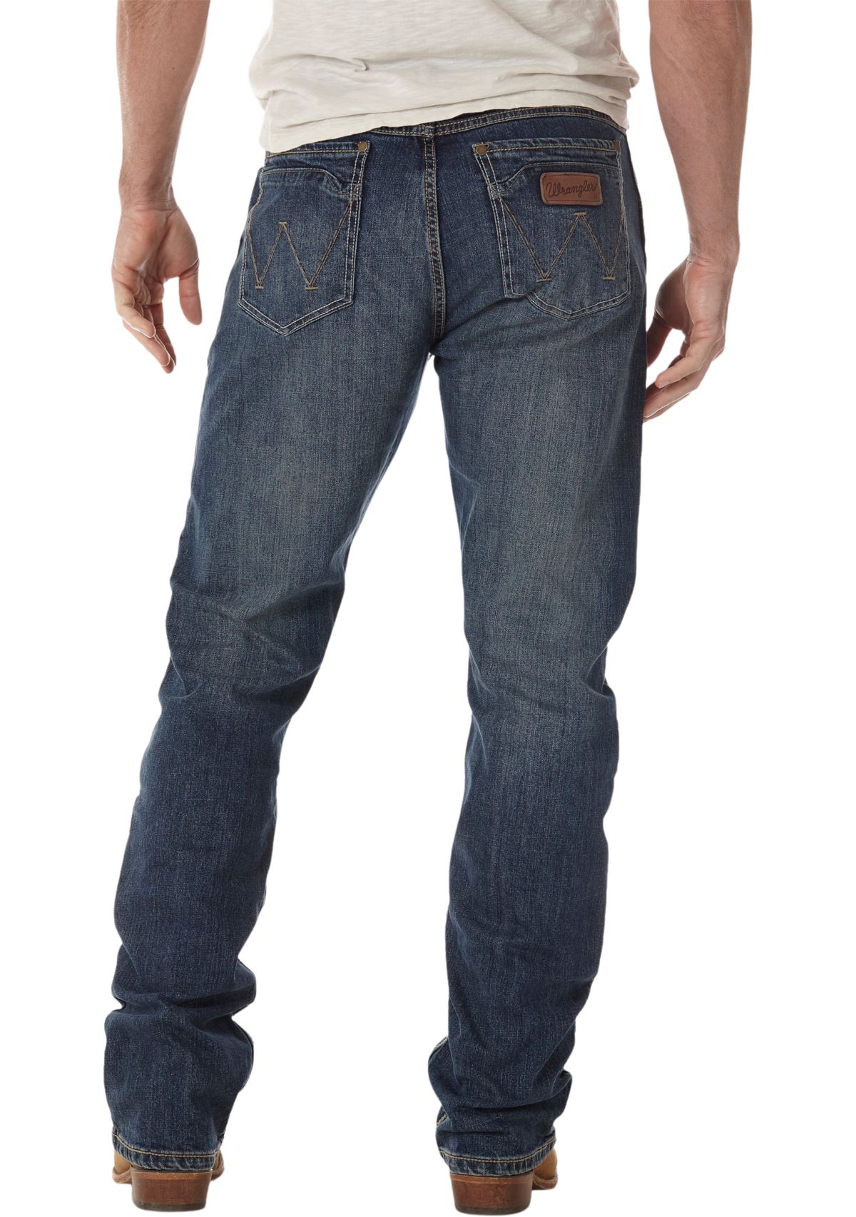 Mens Retro Slim Bootcut Jeans